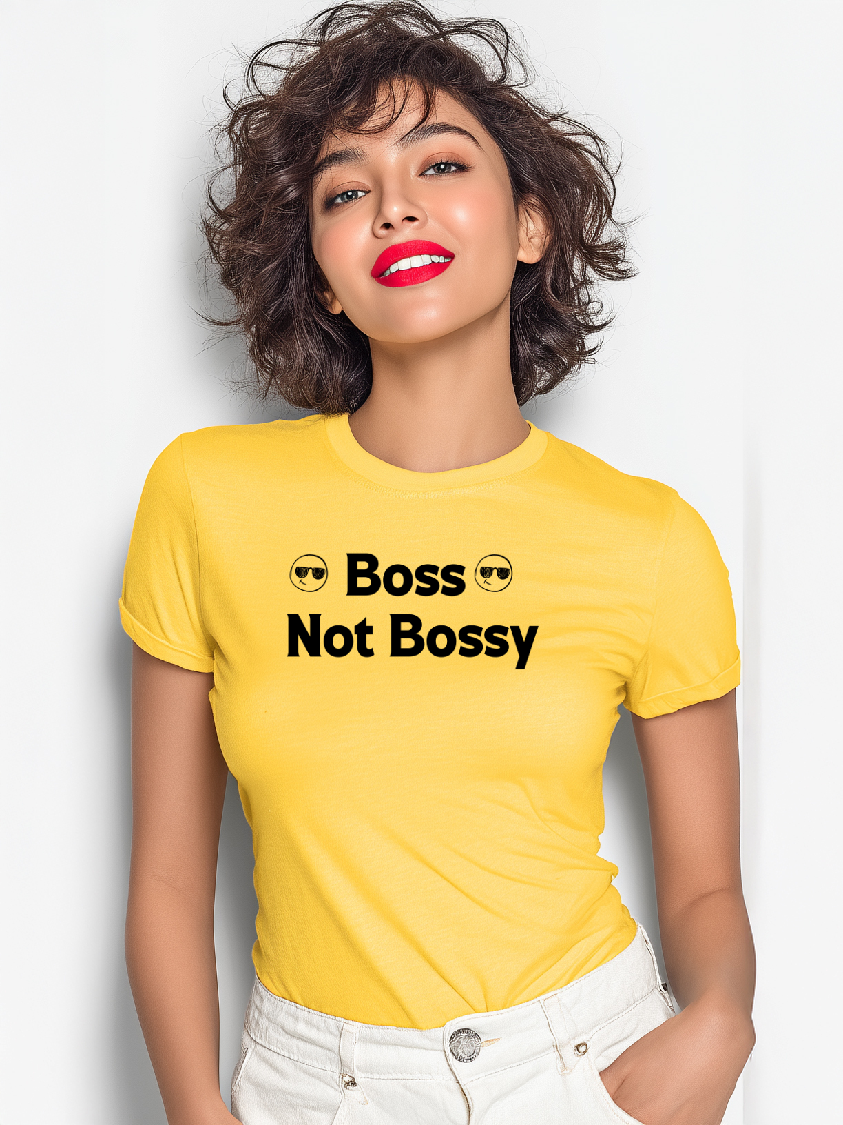 Boss Not Bossy Women’s Cotton T-Shirt