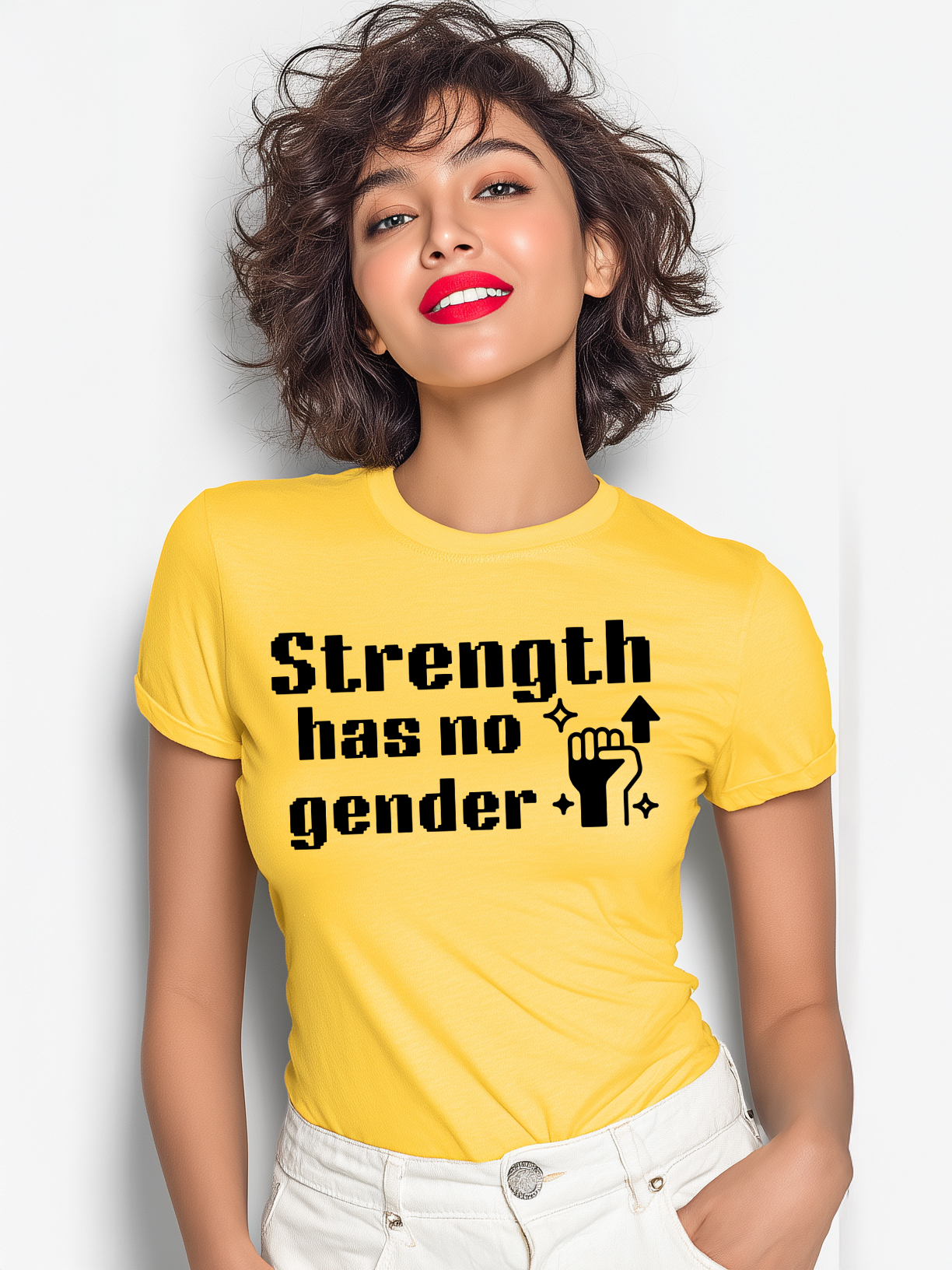 Strength Has No Gender Women’s Cotton T-Shirt