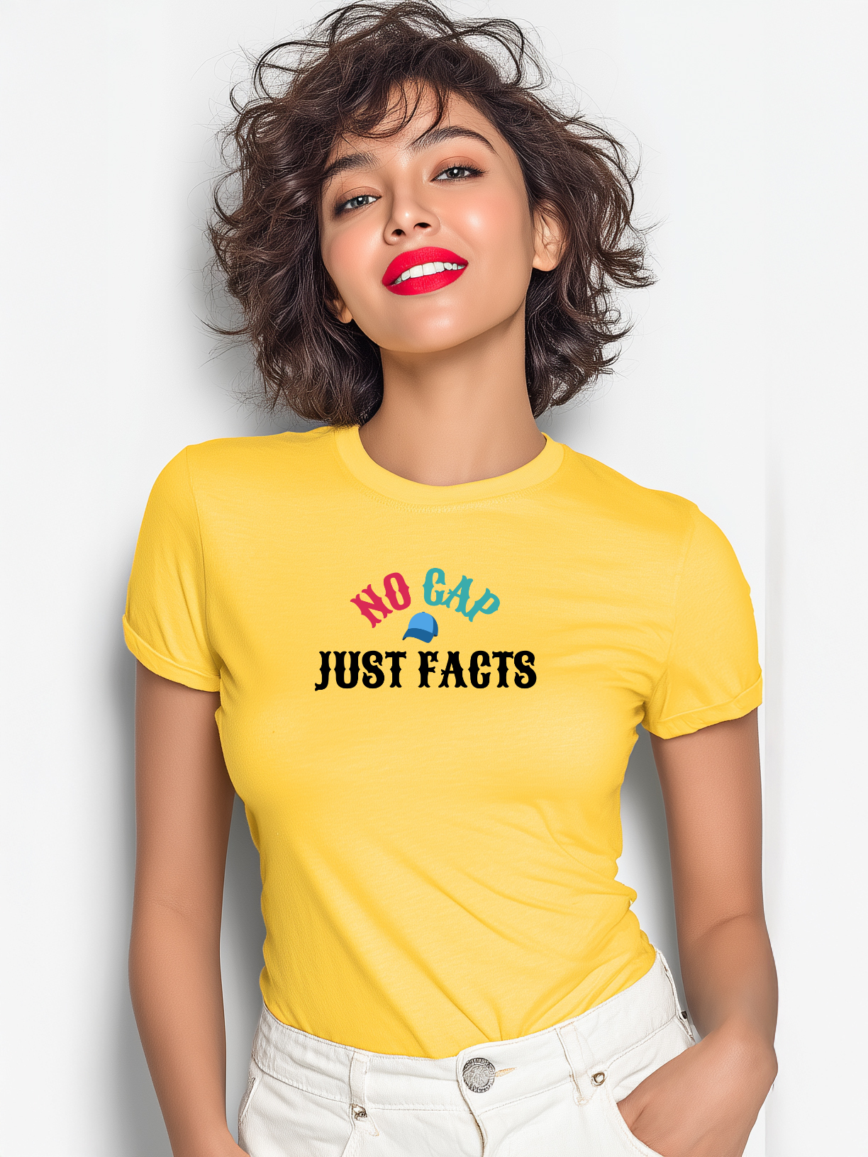 No Cap Just Facts Women’s Cotton T-Shirt