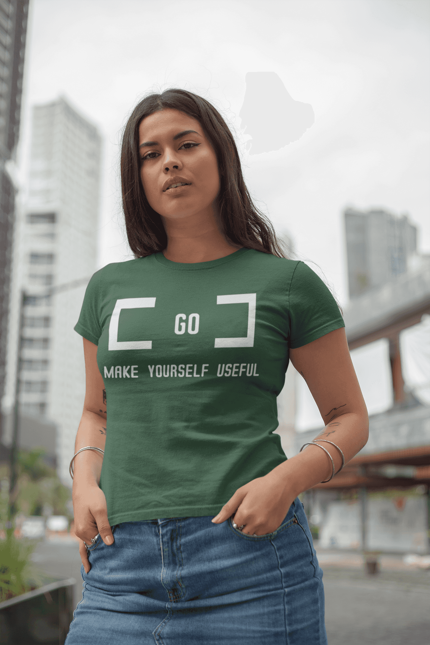 'Go Find Yourself Useful' Women's Cotton T-Shirt| Storeily