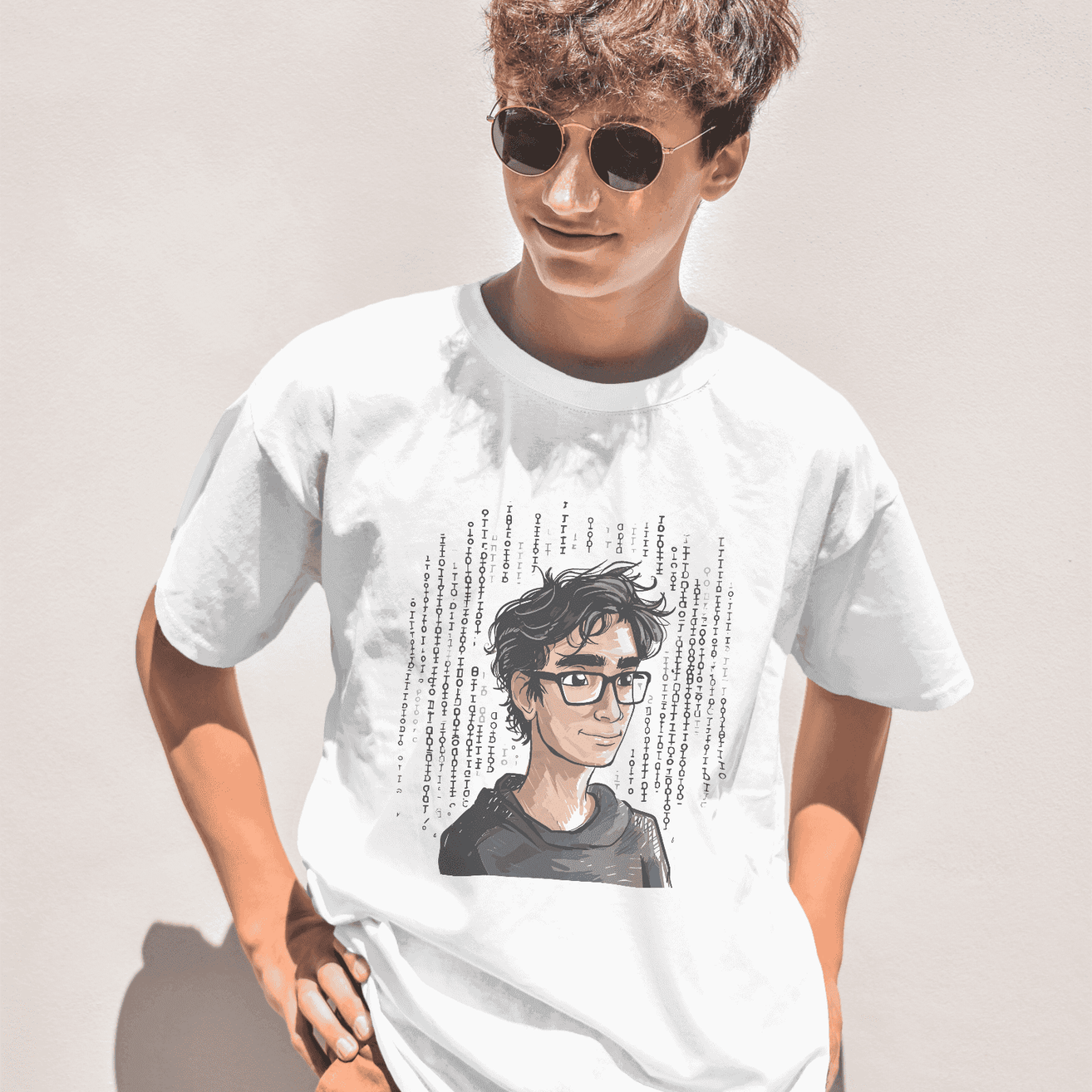 Computer Guru Men's Geek-Chic T-Shirt - Master the Code