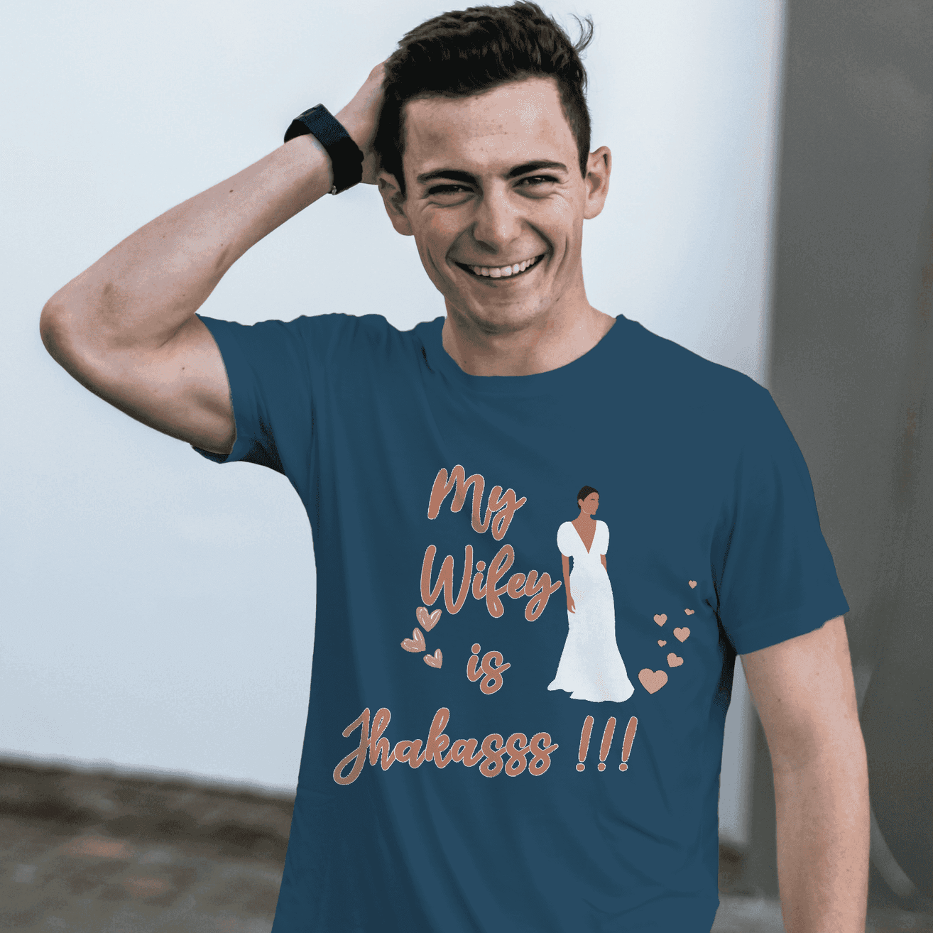 My Wifey is Jhakkass! Men's Graphic T-Shirt