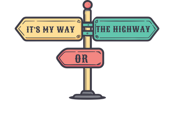 My Way Or Highway Women's Cotton T-Shirt