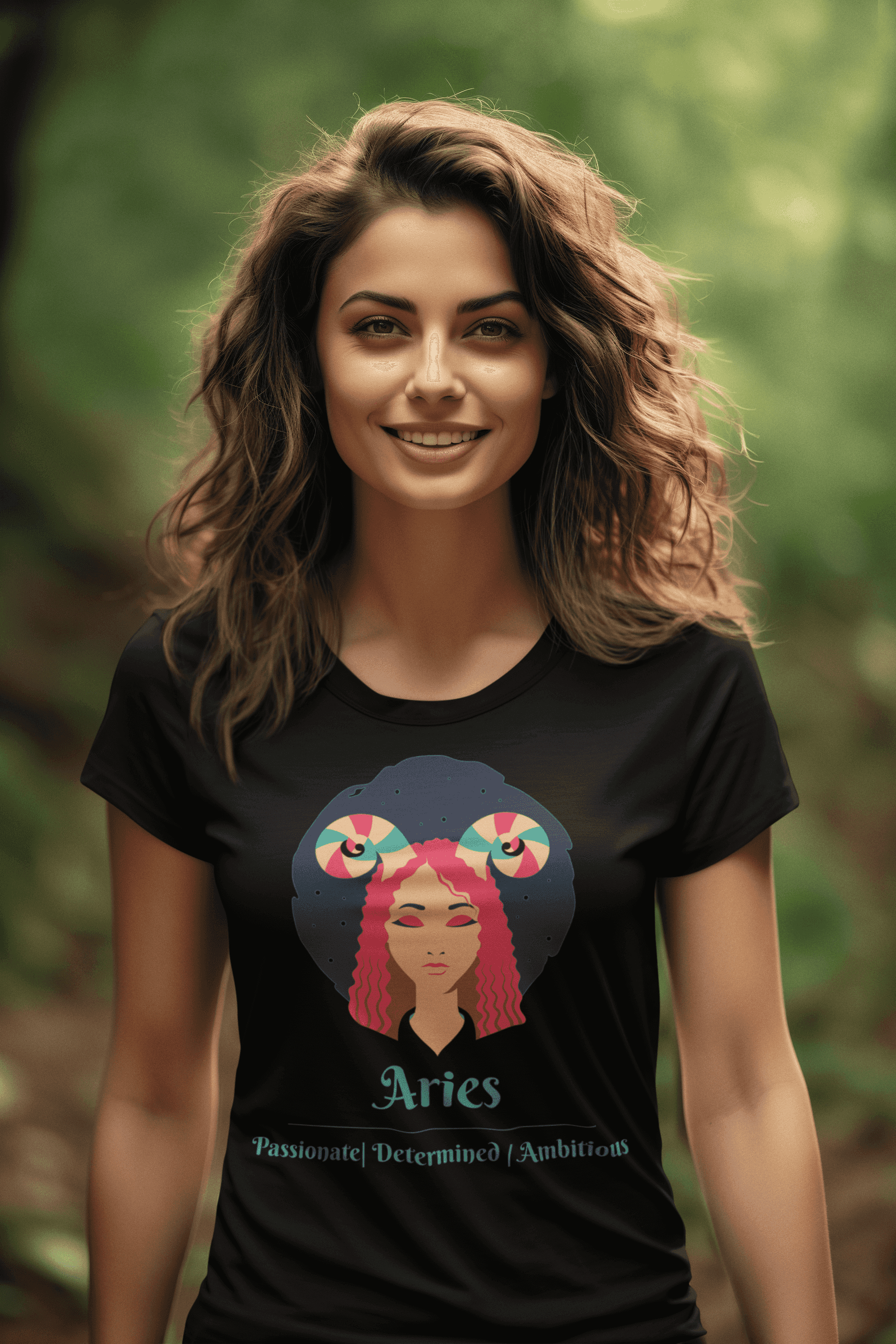 Aries - Stylish and Charismatic Zodiac Women's cotton Tee