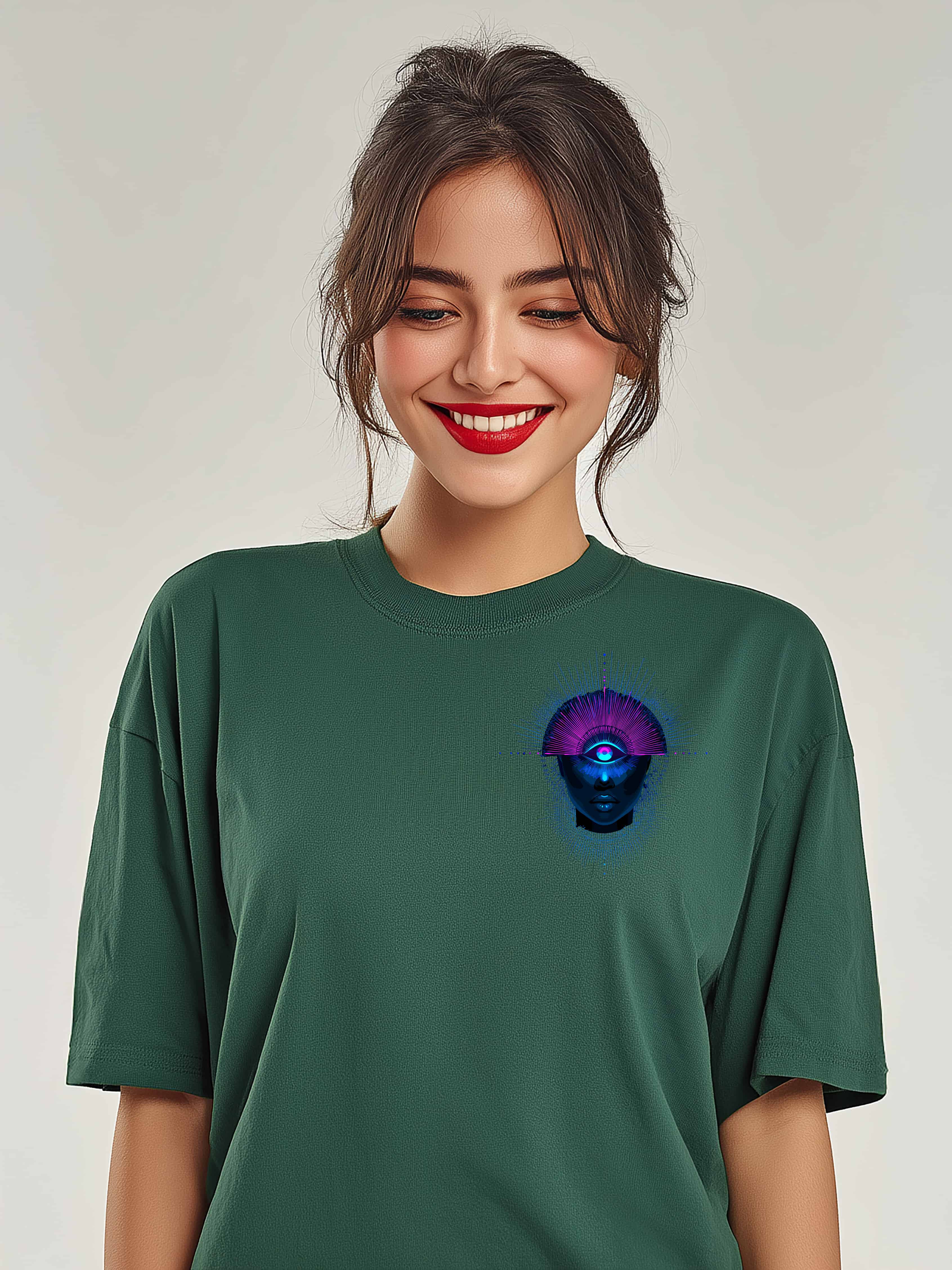 Third Eye Vibe Oversized Cotton Tee