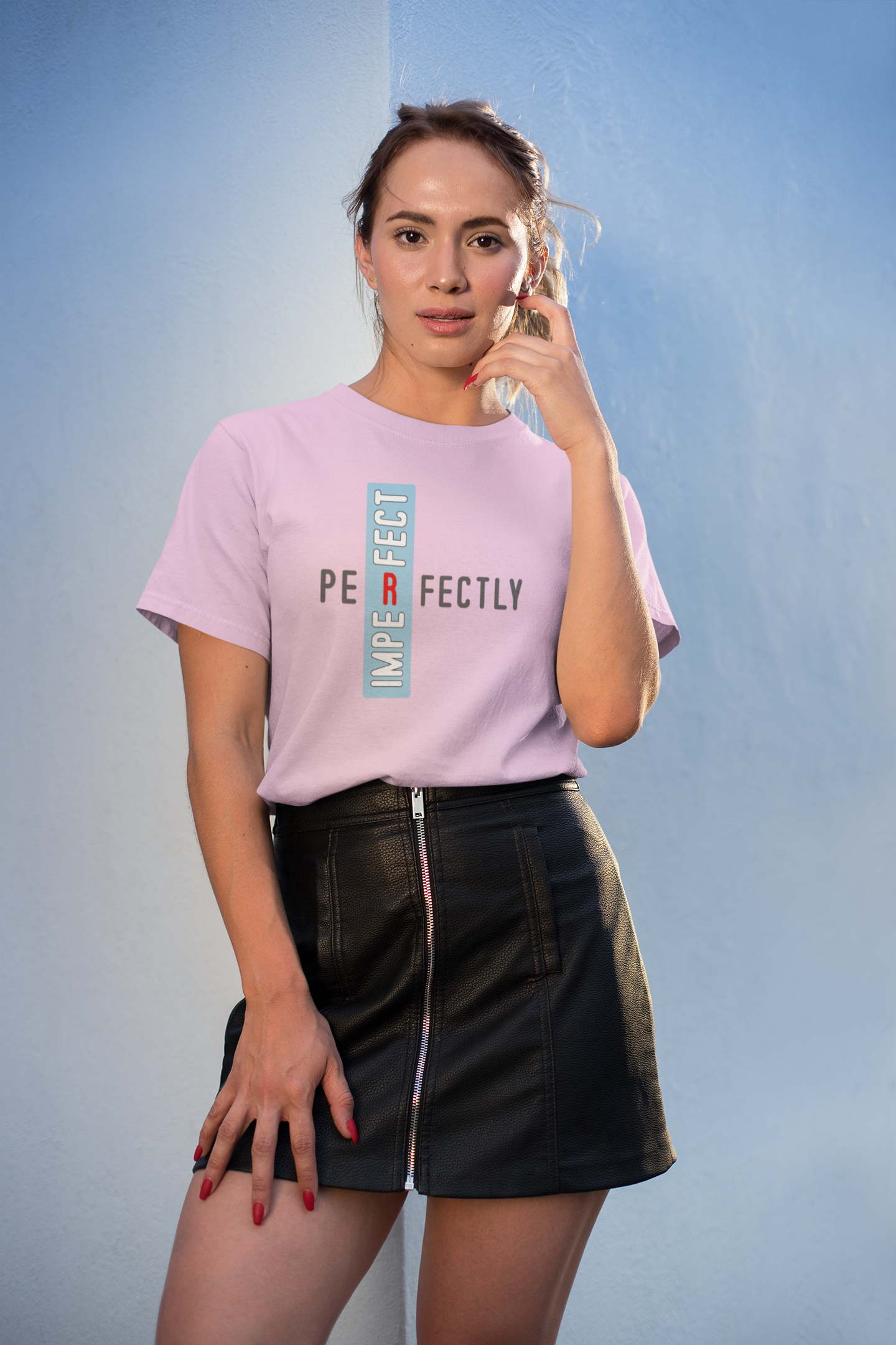 Perfectly Imperfect Women's Empowerment Cotton T-Shirt