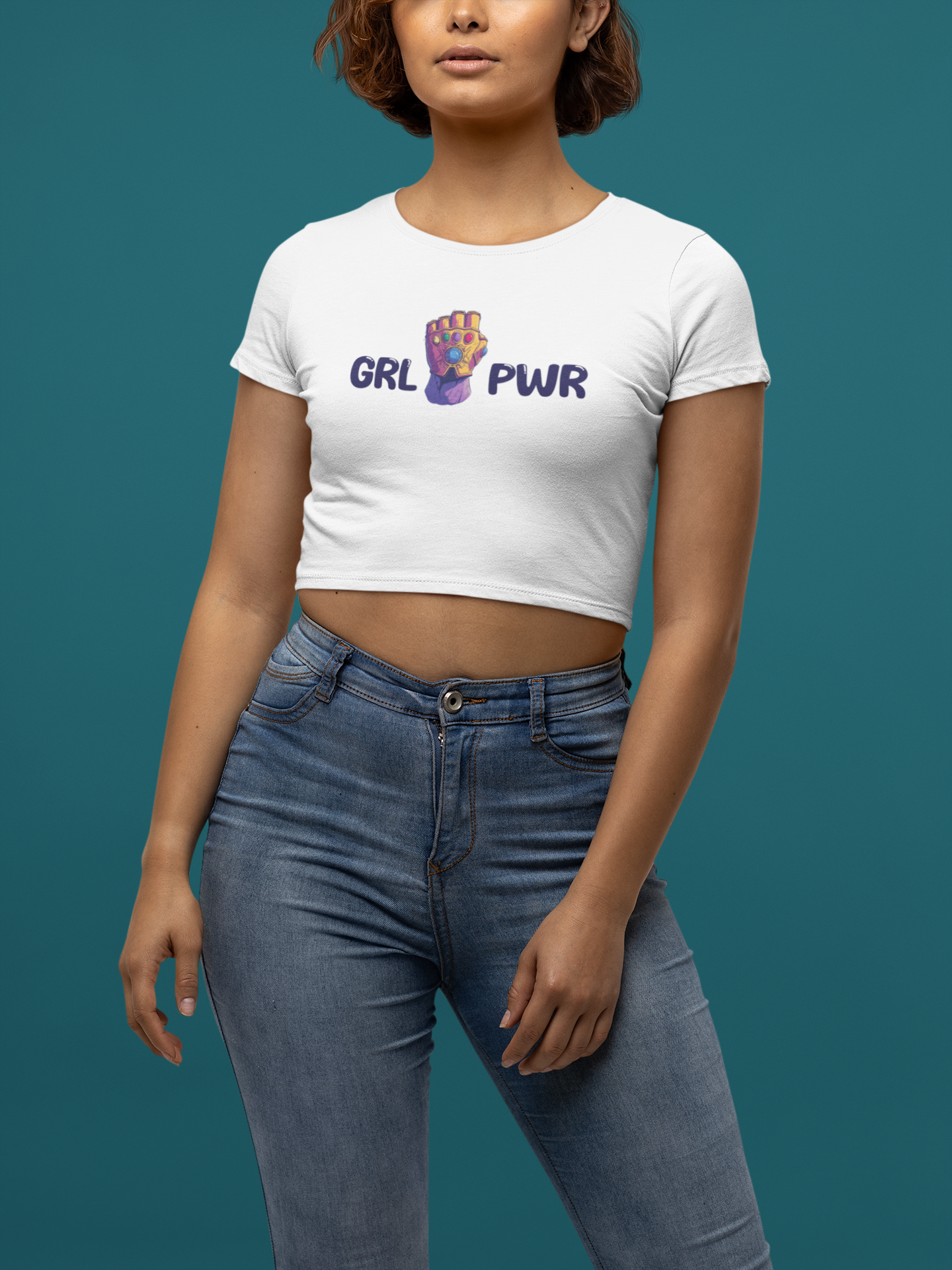 "Girl Power" Women's Crop top| Storeily