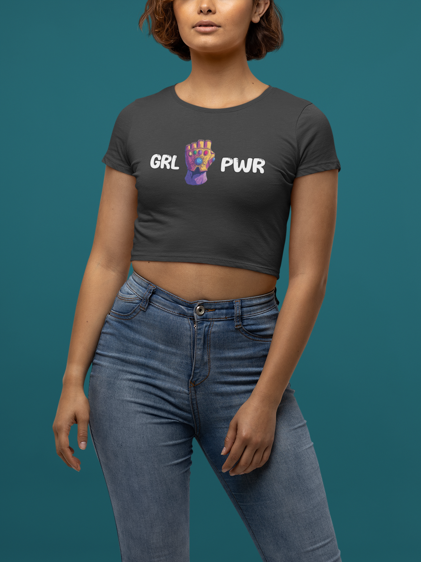 "Girl Power" Women's Crop top| Storeily