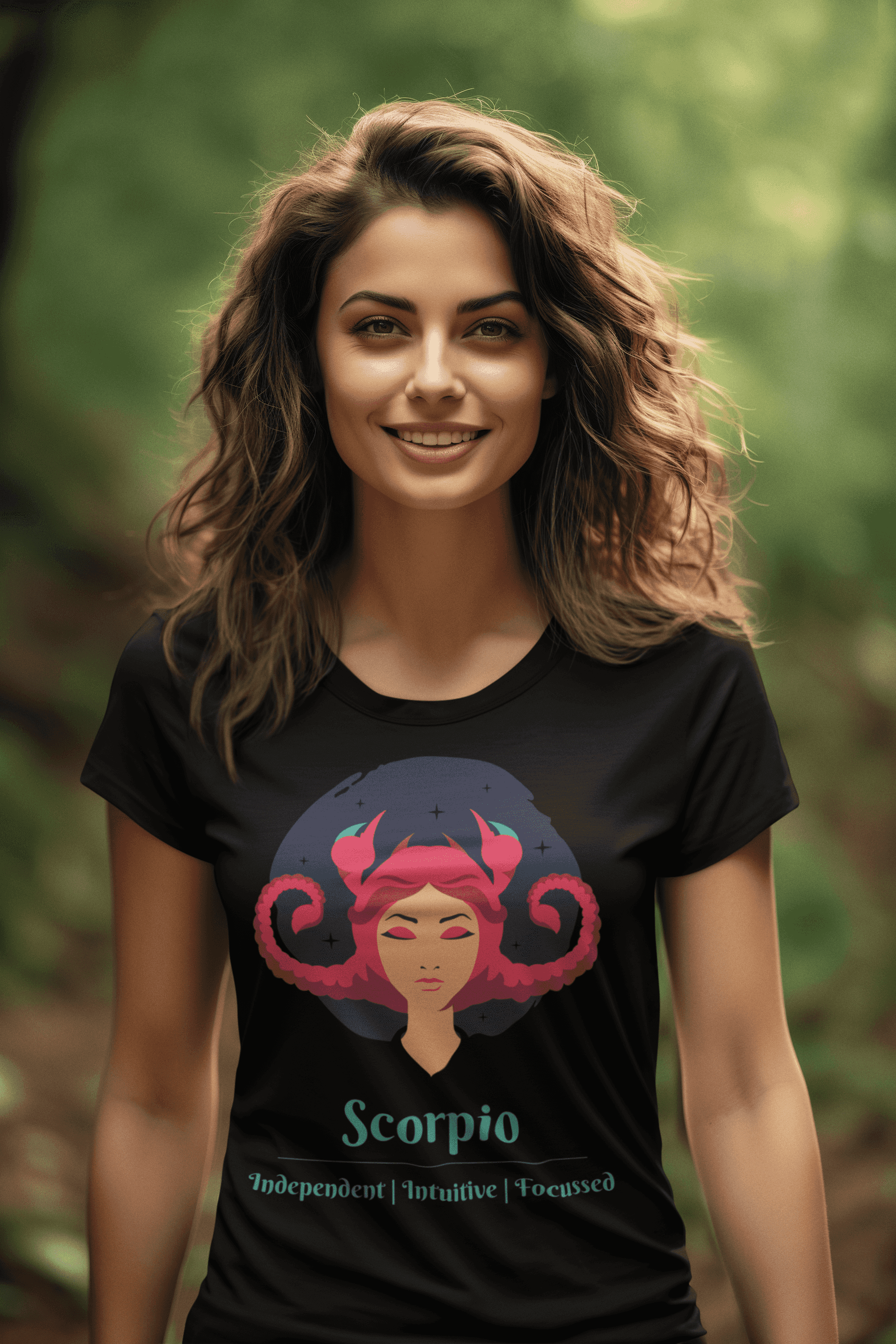 Scorpio- Stylish and Charismatic Zodiac Women's cotton  Tee