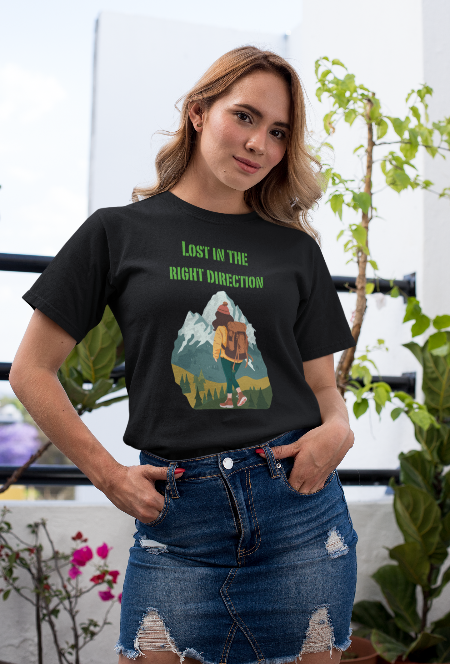 Lost in the Right Direction Women's Cotton T-Shirt