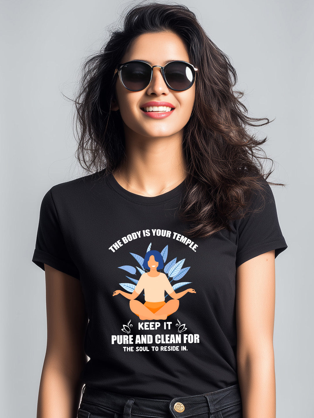 The Body Is Your Temple - Yoga Women's Graphic Cotton Tee