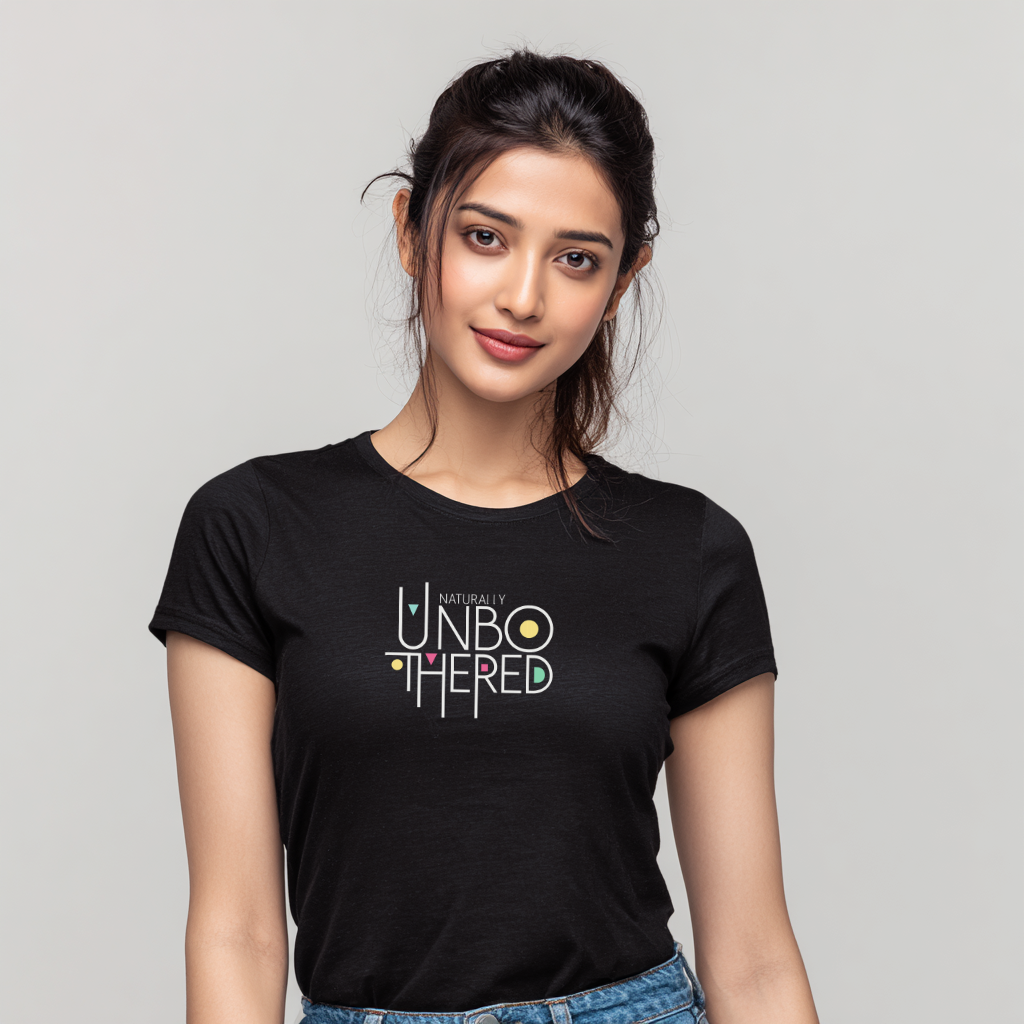 Naturally Unbothered – Women's  Cotton T-shirt