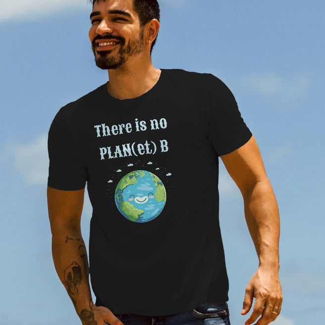 "There Is No Planet B" Environment Day Theme T-Shirt Men's  T-Shirt