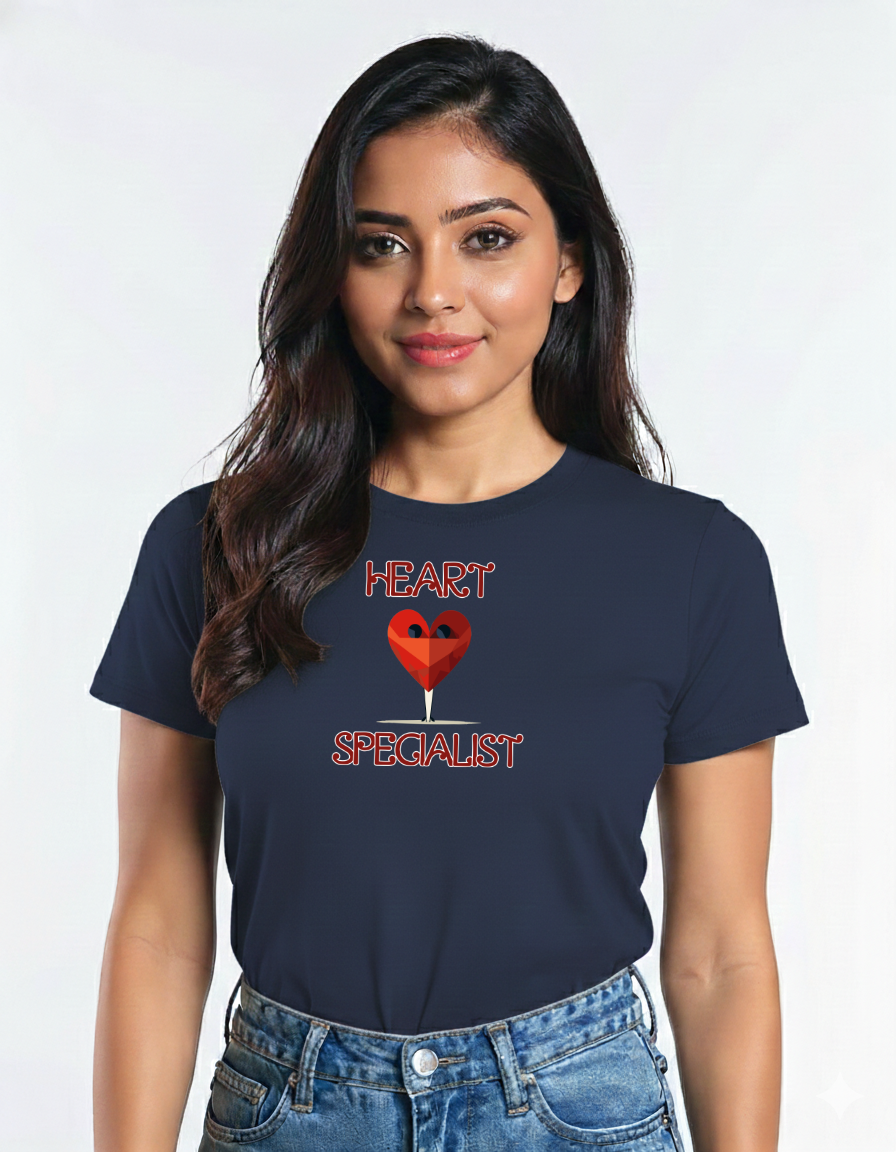 Heart Specialist Women's Cotton T-Shirt - Storeily