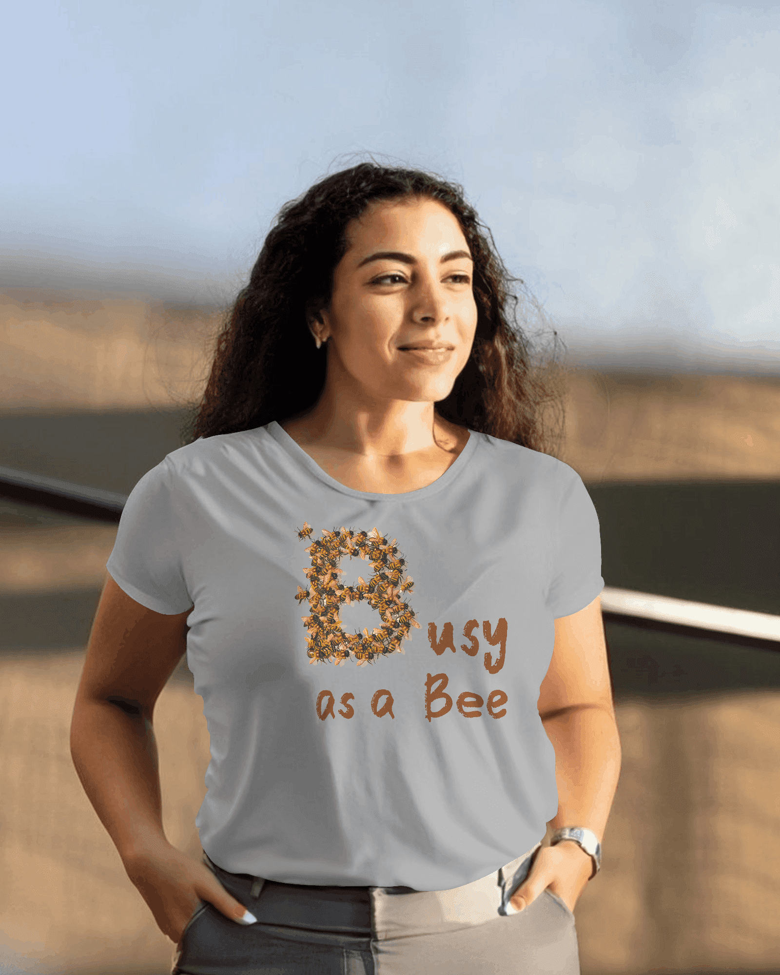 As Buzzy as a BEE Women's Cotton T-Shirt