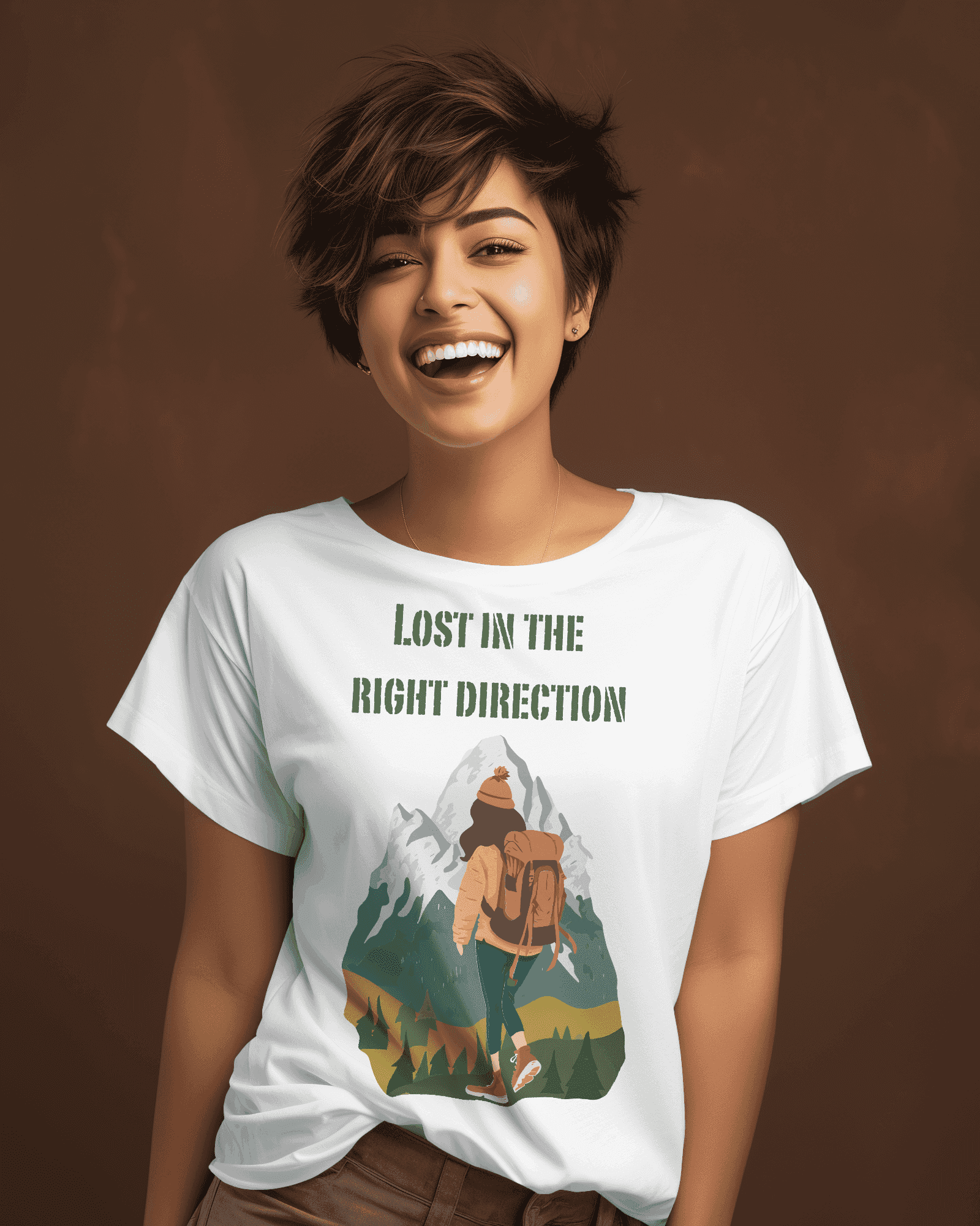 Lost in the Right Direction Women's Cotton T-Shirt