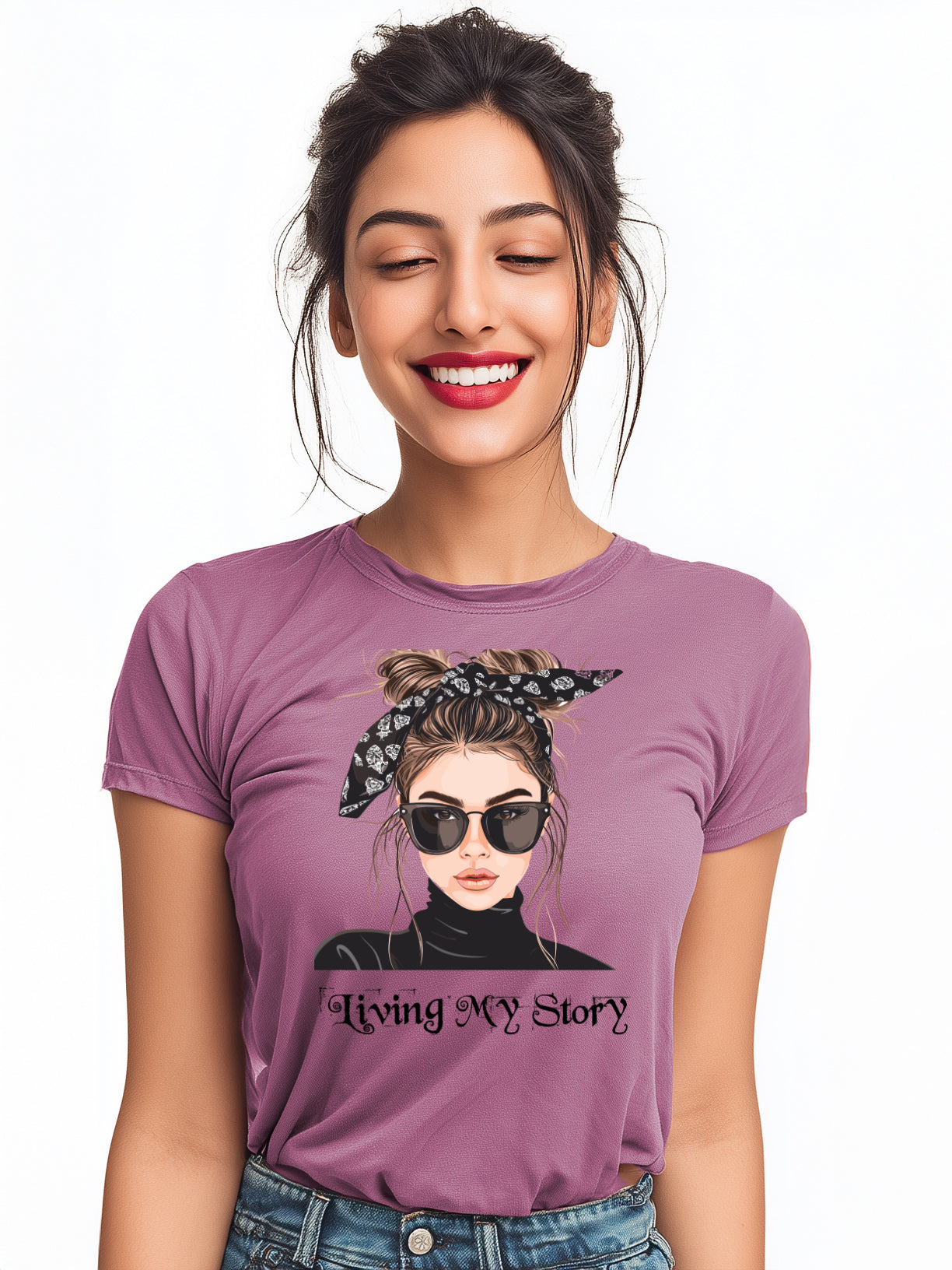 Living my Story Women's Empowerment Cotton T-Shirt