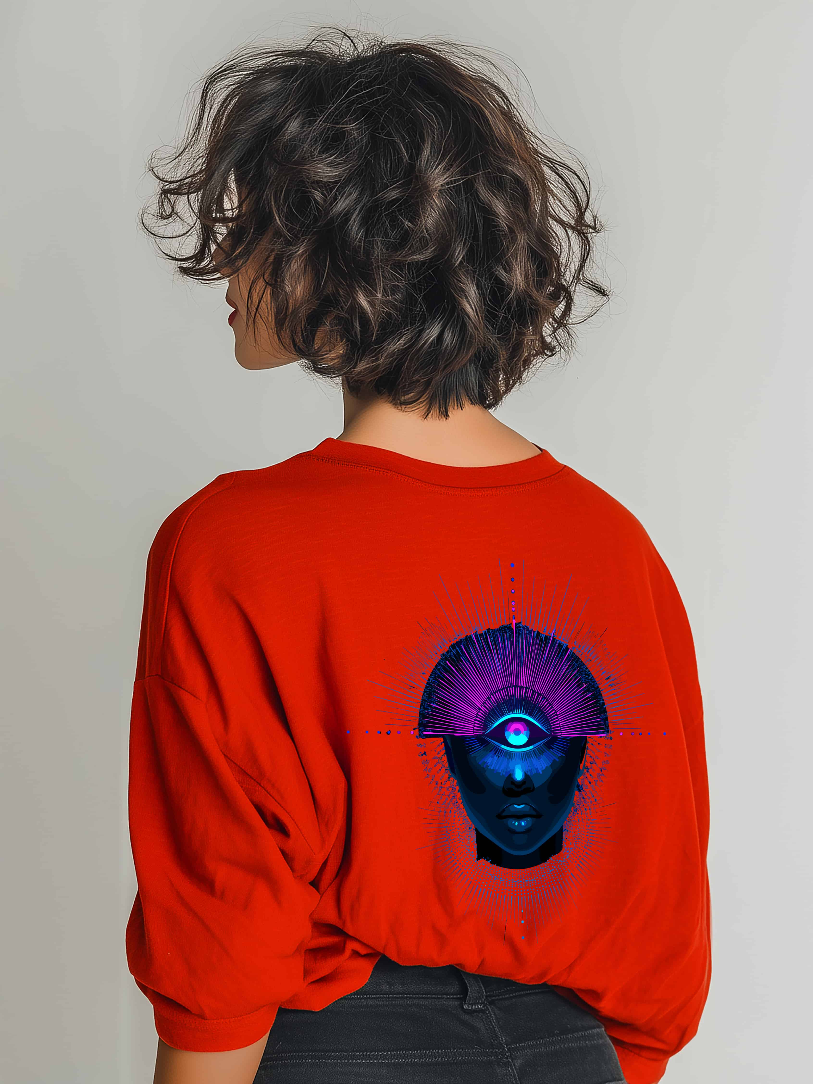 Third Eye Vibe Oversized Cotton Tee