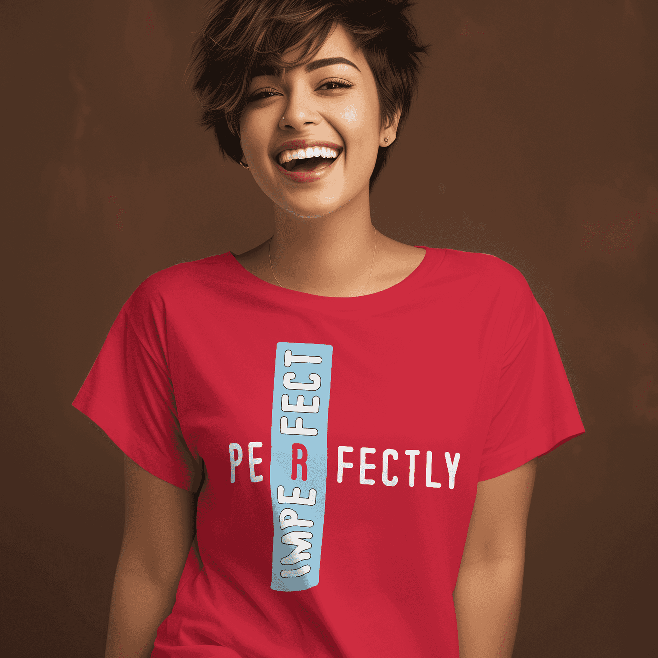 Perfectly Imperfect Women's Empowerment T-Shirt - Embrace Your Unique Beauty