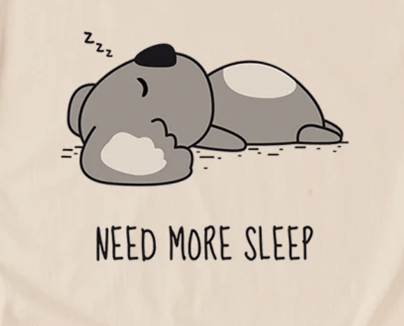 Women’s “Need More Sleep” Cotton Graphic T-Shirt