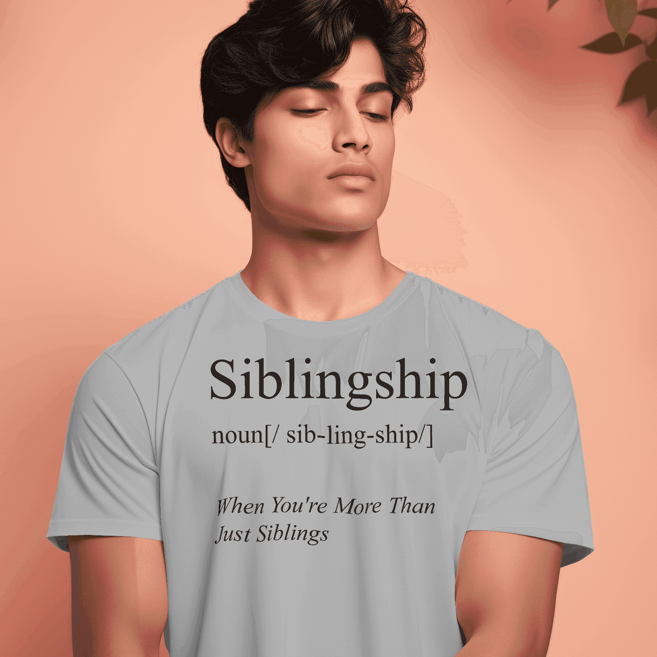 Siblingship Chronicles Men's Bonding T-Shirt - United in Laughter, Connected by Love