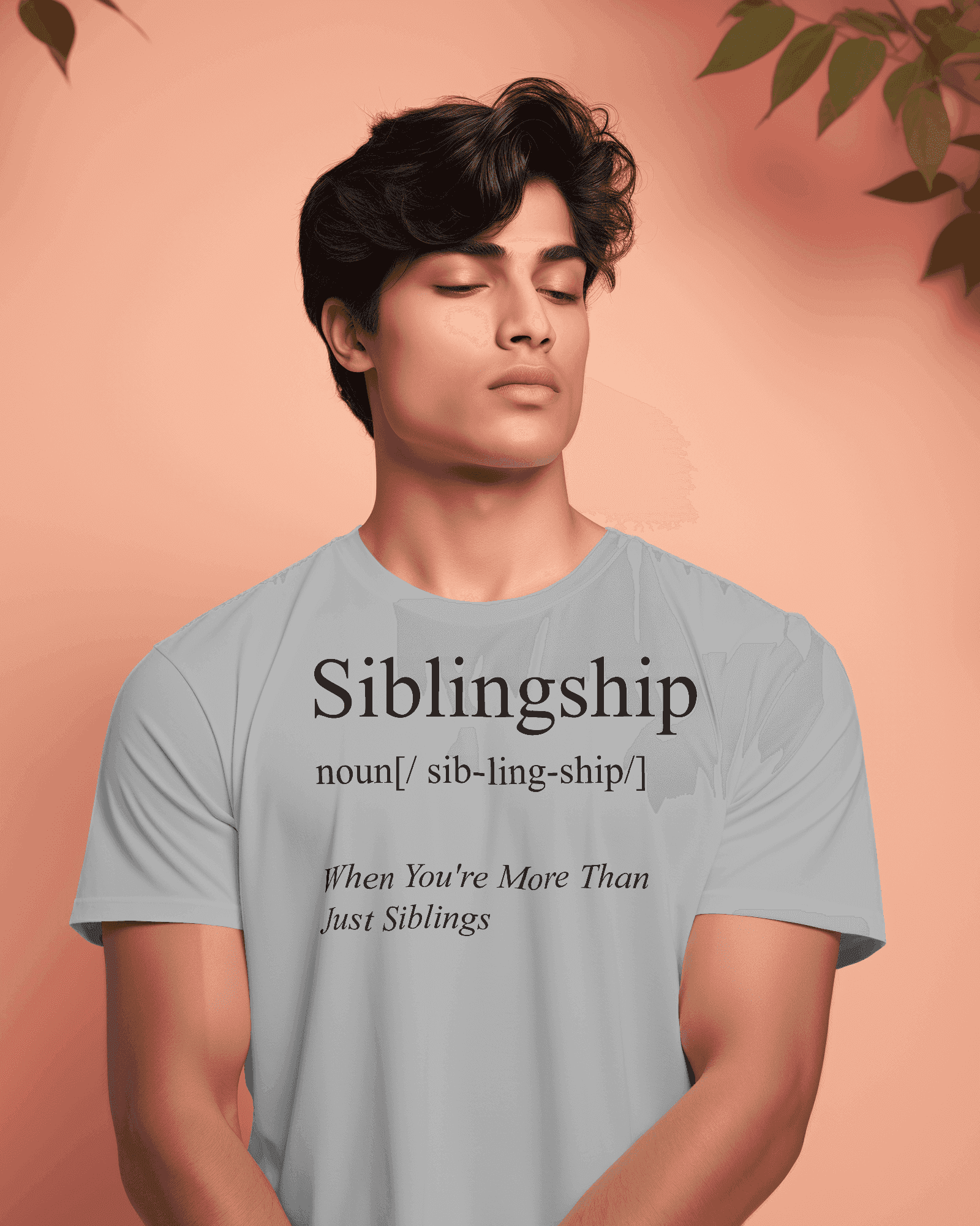 Siblingship Chronicles Men's Bonding T-Shirt - United in Laughter, Connected by Love