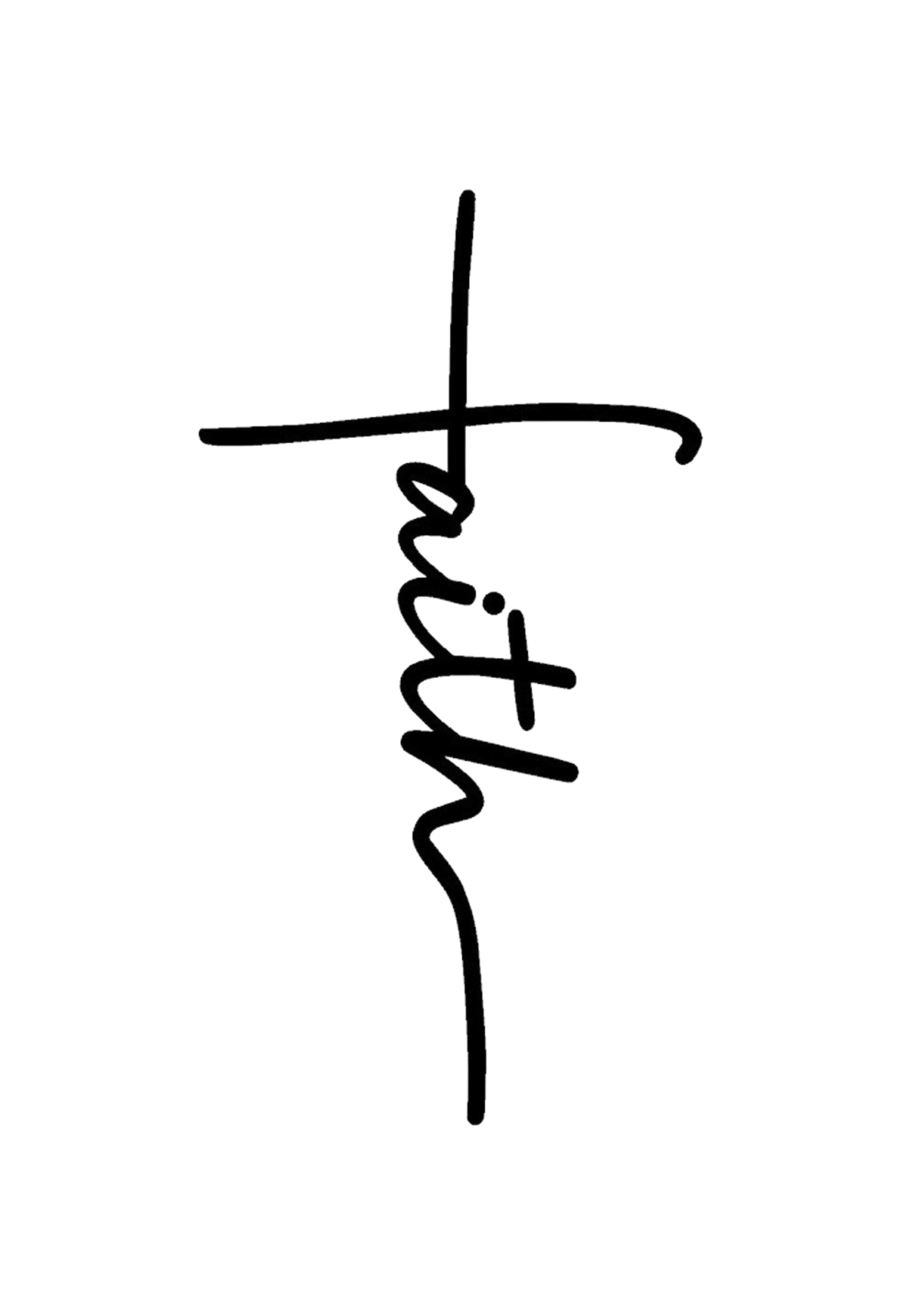 Women’s “Faith” Cotton Tshirt