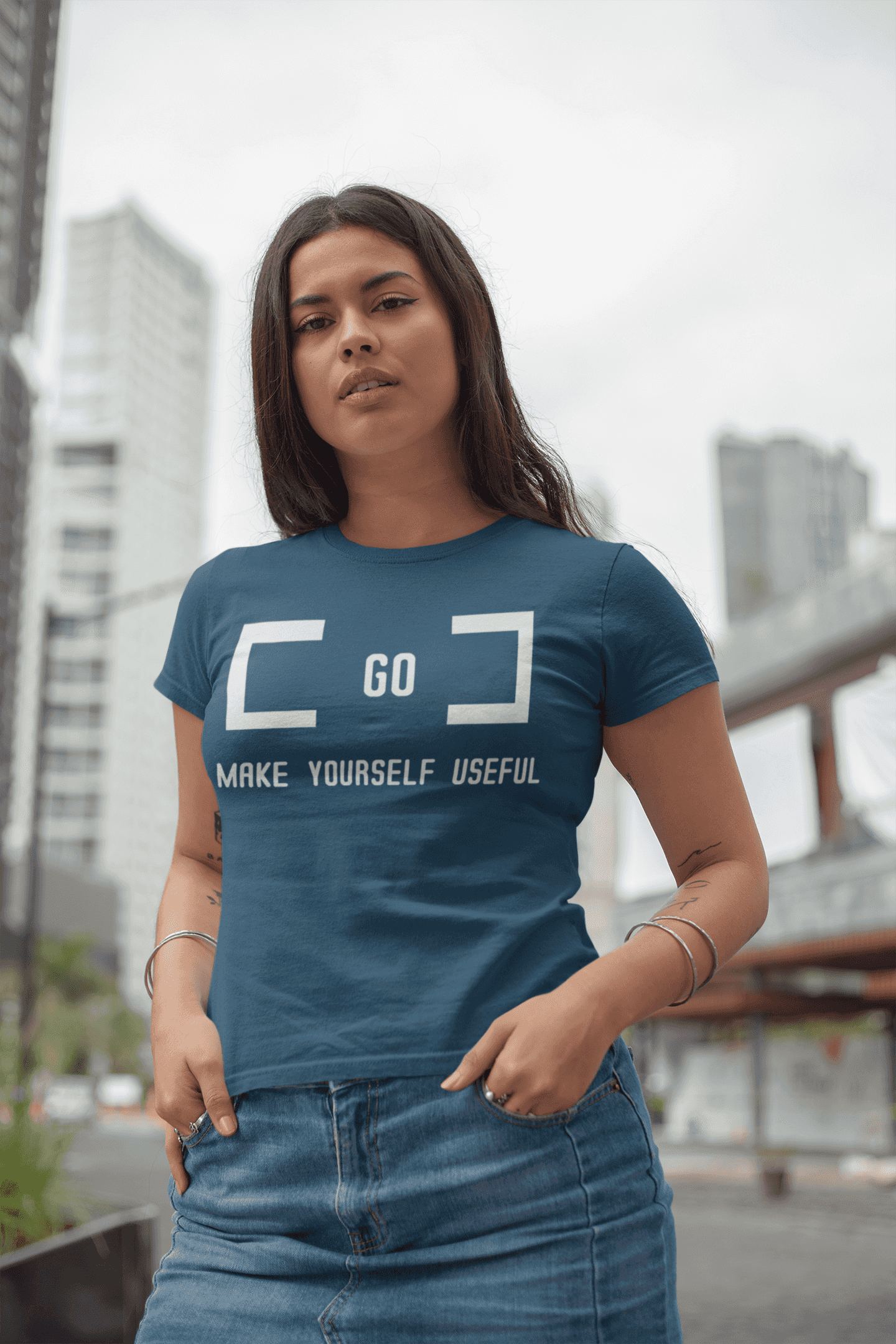 'Go Find Yourself Useful' Women's Cotton T-Shirt| Storeily