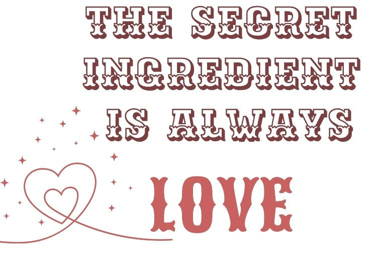 The Secret Ingredient is Love - Cotton Oversized Women's Tee|Storeily