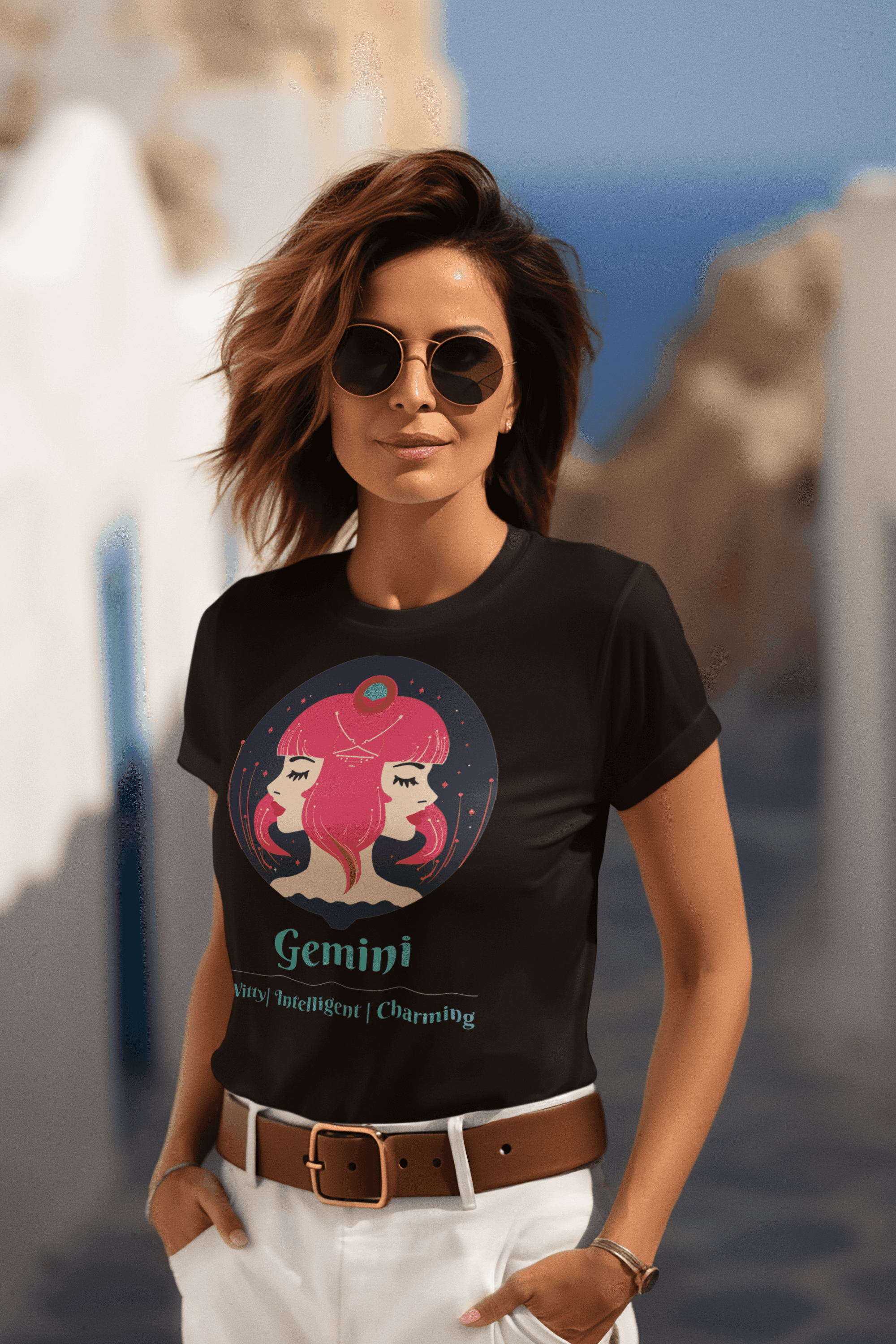 Gemini - Stylish and Charismatic Zodiac Women's cotton Tee