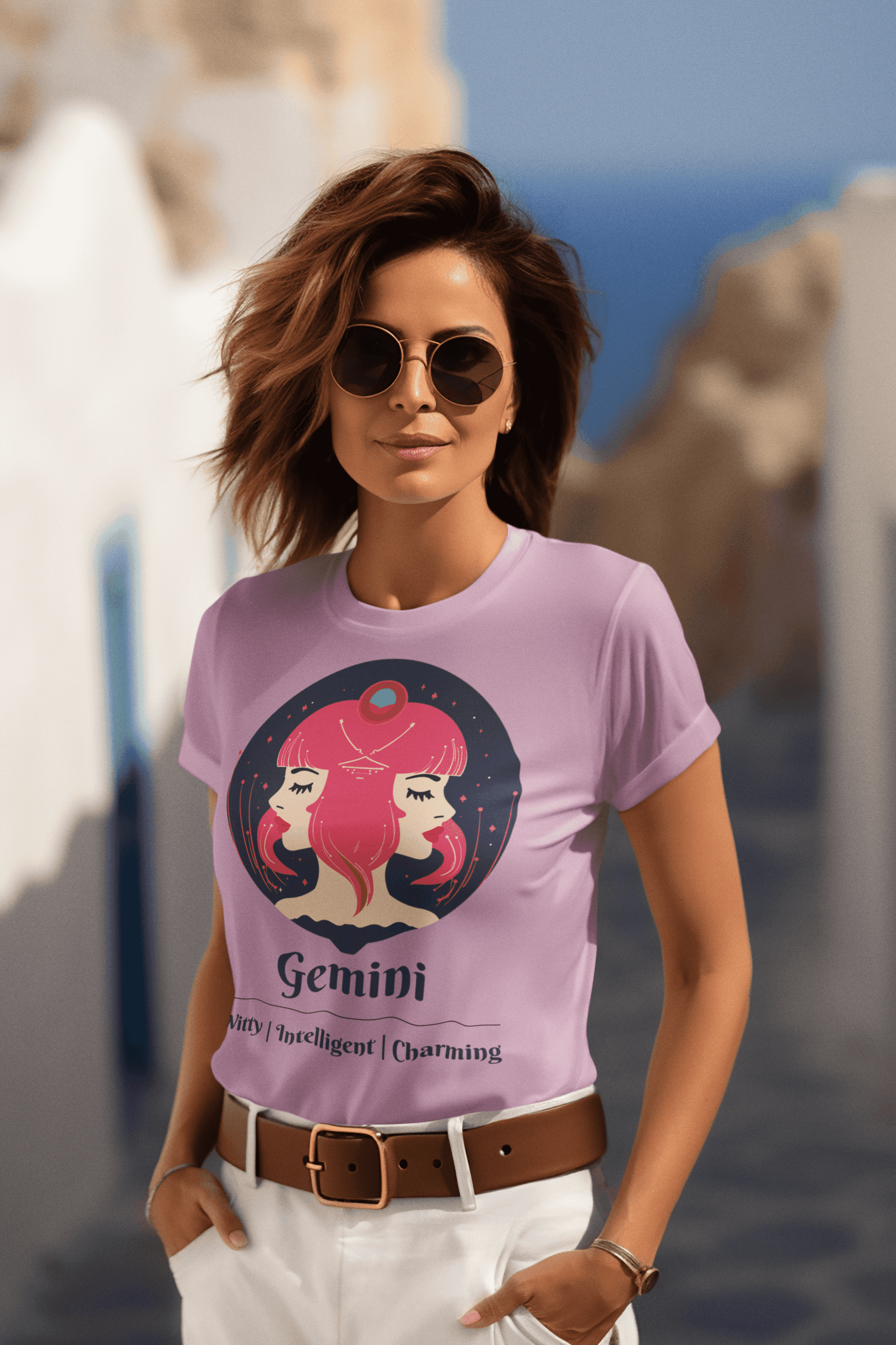 Gemini - Stylish and Charismatic Zodiac Women's cotton Tee