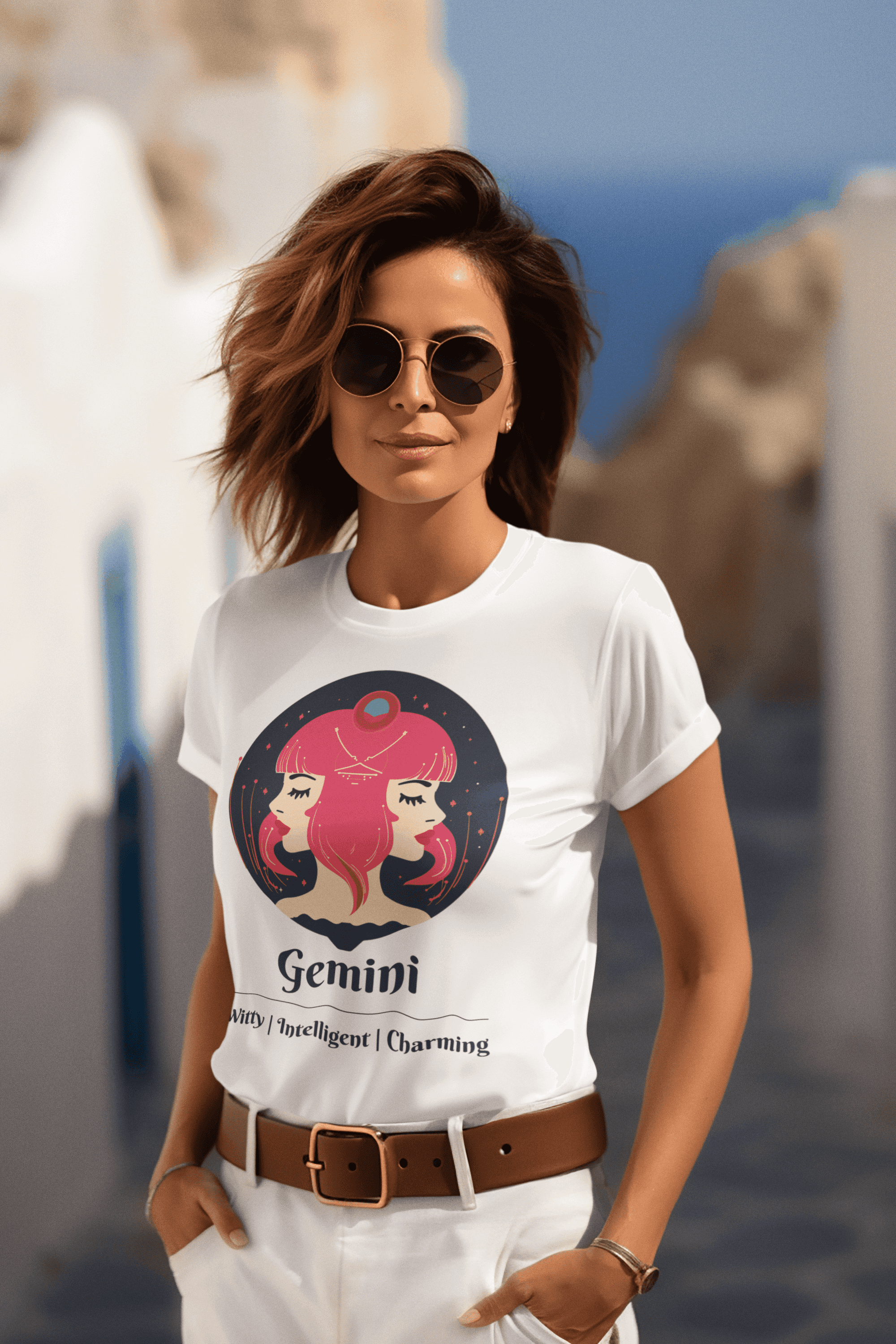 Gemini - Stylish and Charismatic Zodiac Women's cotton Tee