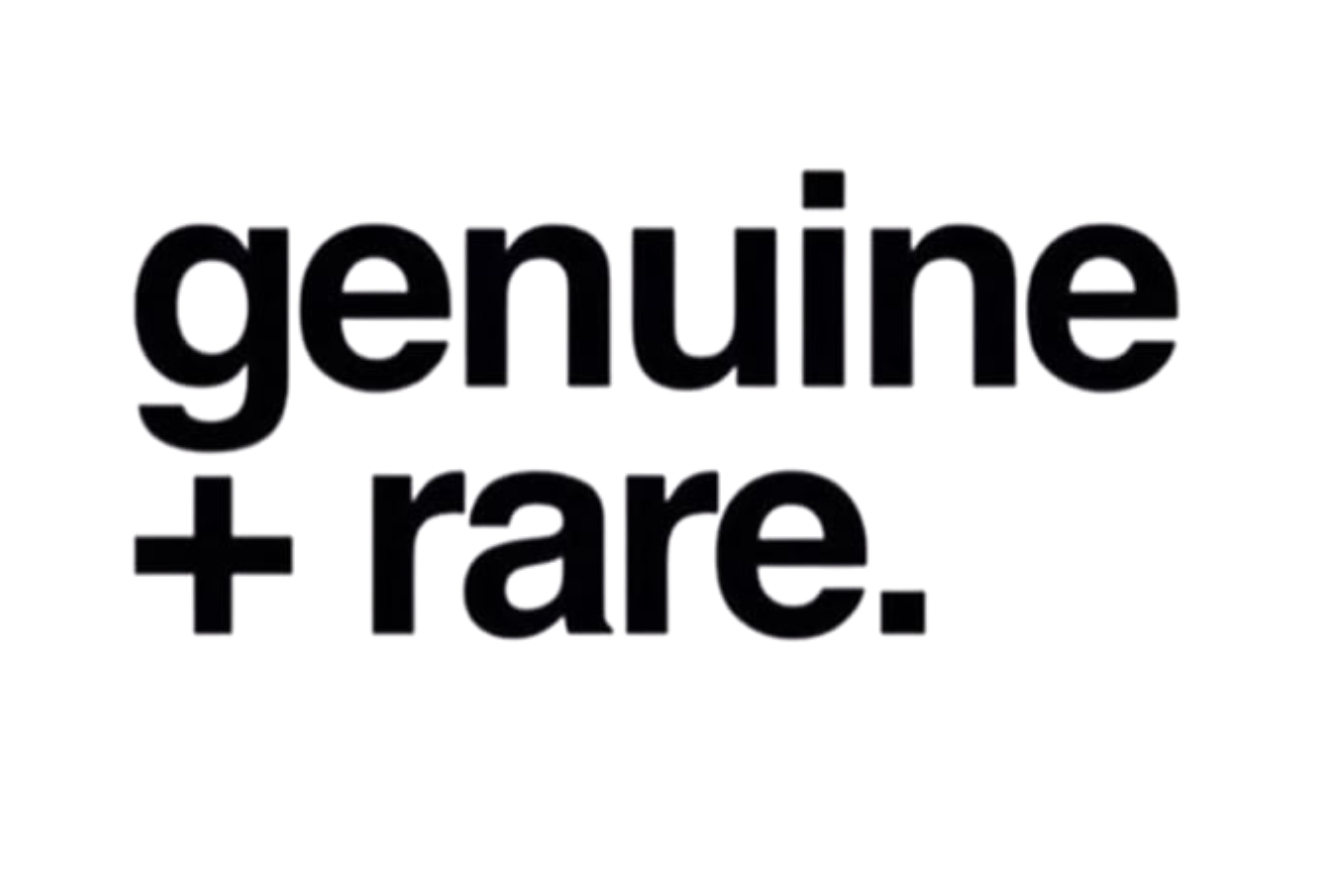 Women’s “Genuine + Rare” Graphic Cotton Tshirt