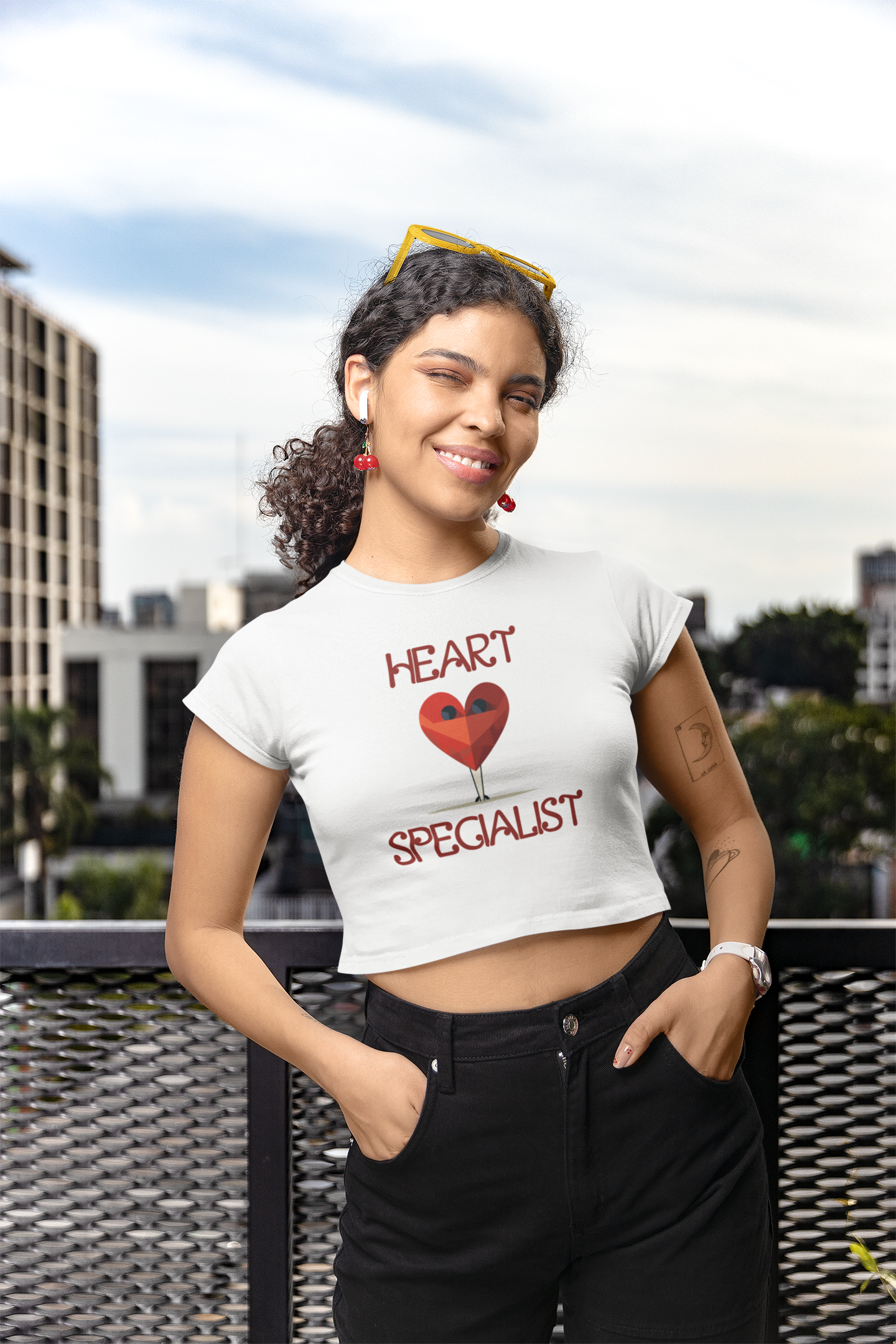 Heart Specialist Women's Crop Top