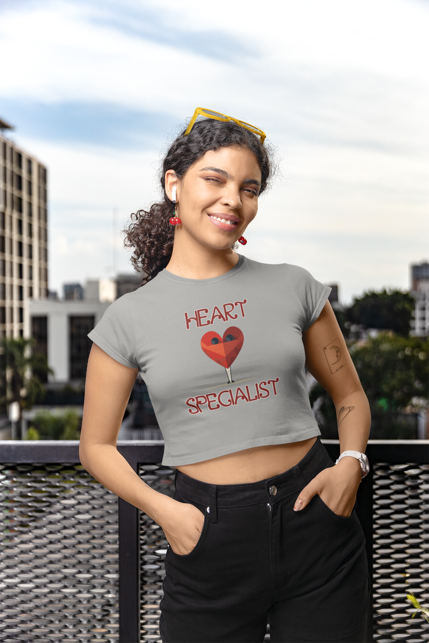 Heart Specialist Women's Crop Top