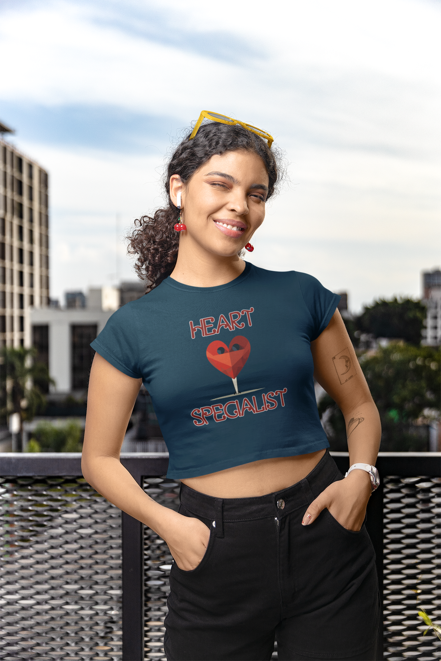 Heart Specialist Women's Crop Top