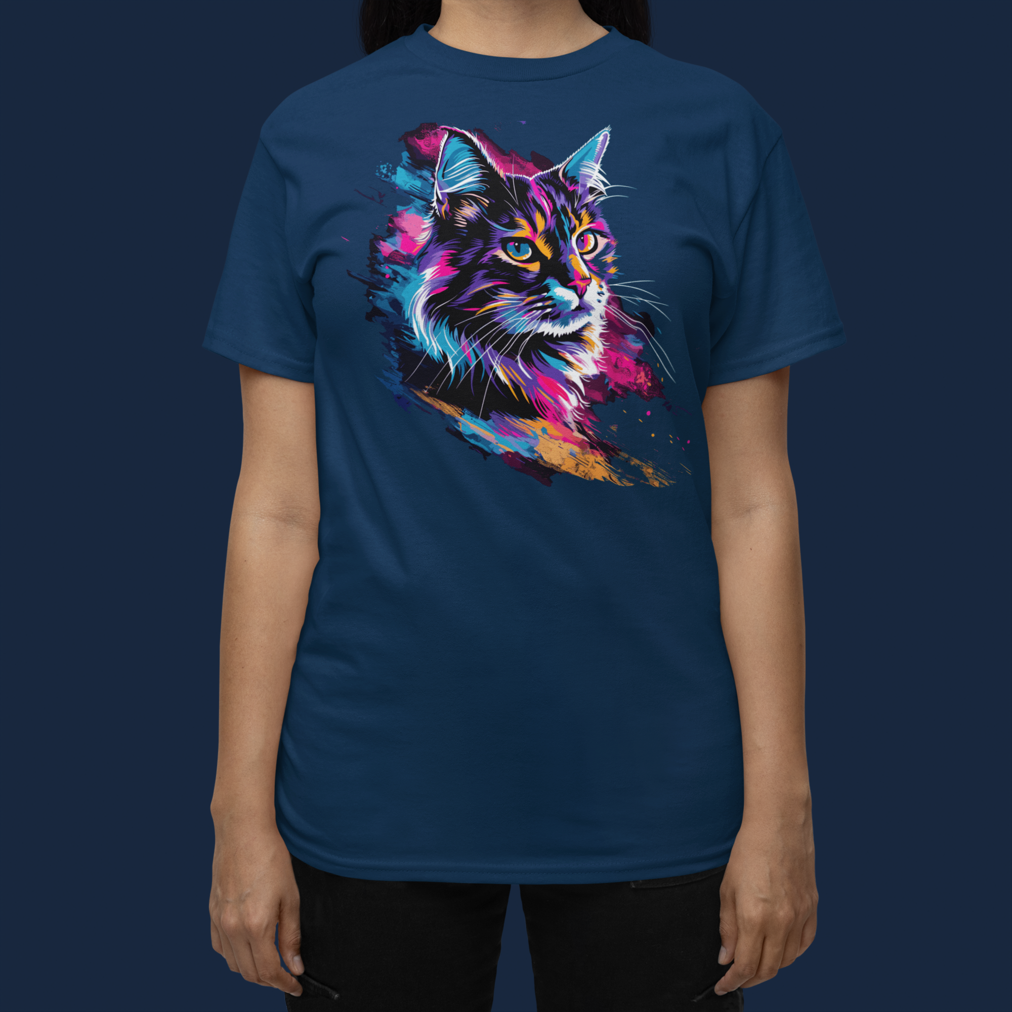 Whisker Wonderland Women's Tee for Cat lovers