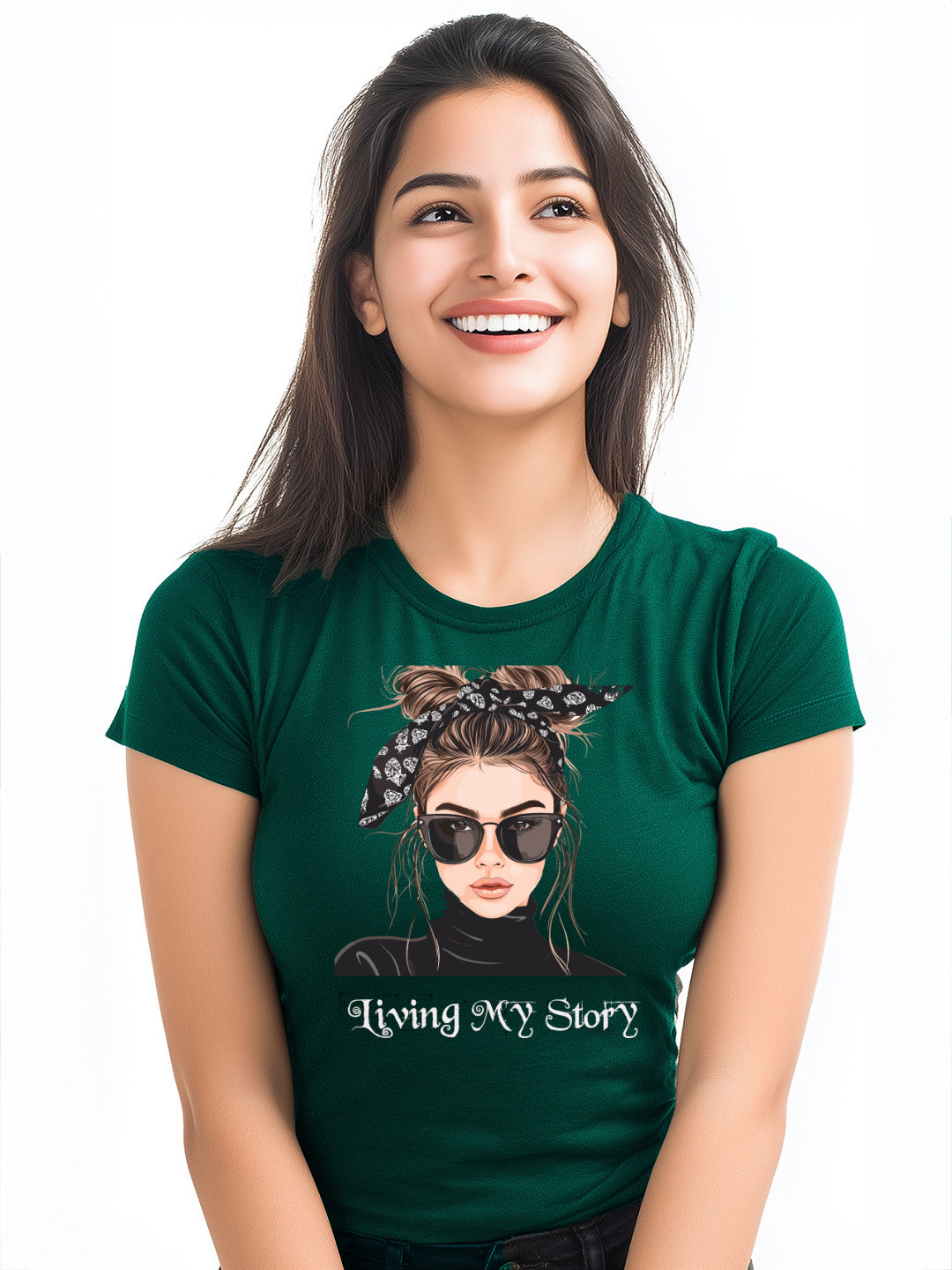Living my Story Women's Empowerment Cotton T-Shirt