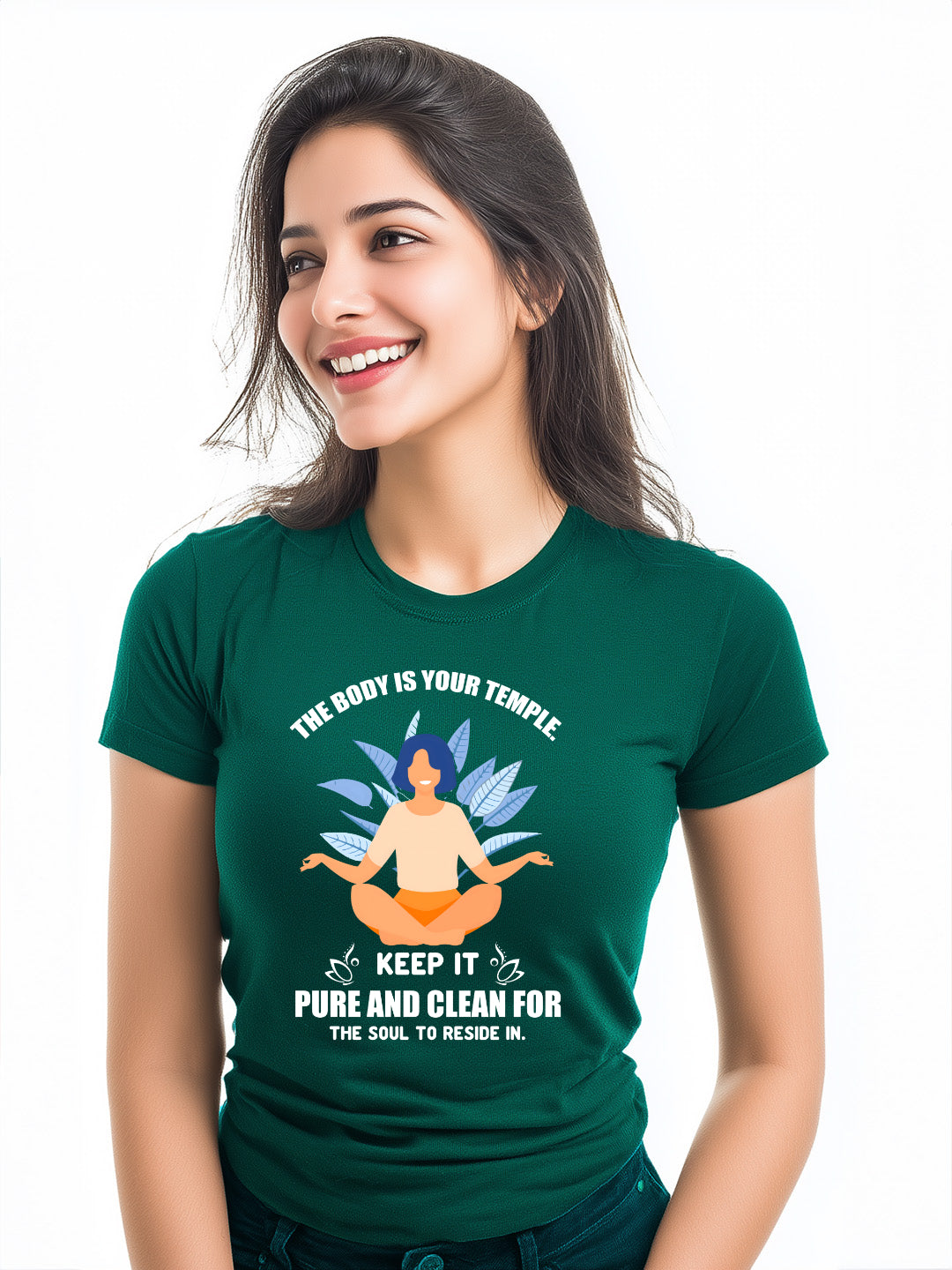 The Body Is Your Temple - Yoga Women's Graphic Cotton Tee