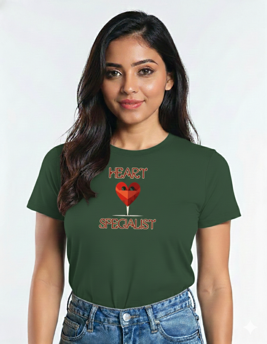 Heart Specialist Women's Cotton T-Shirt - Storeily
