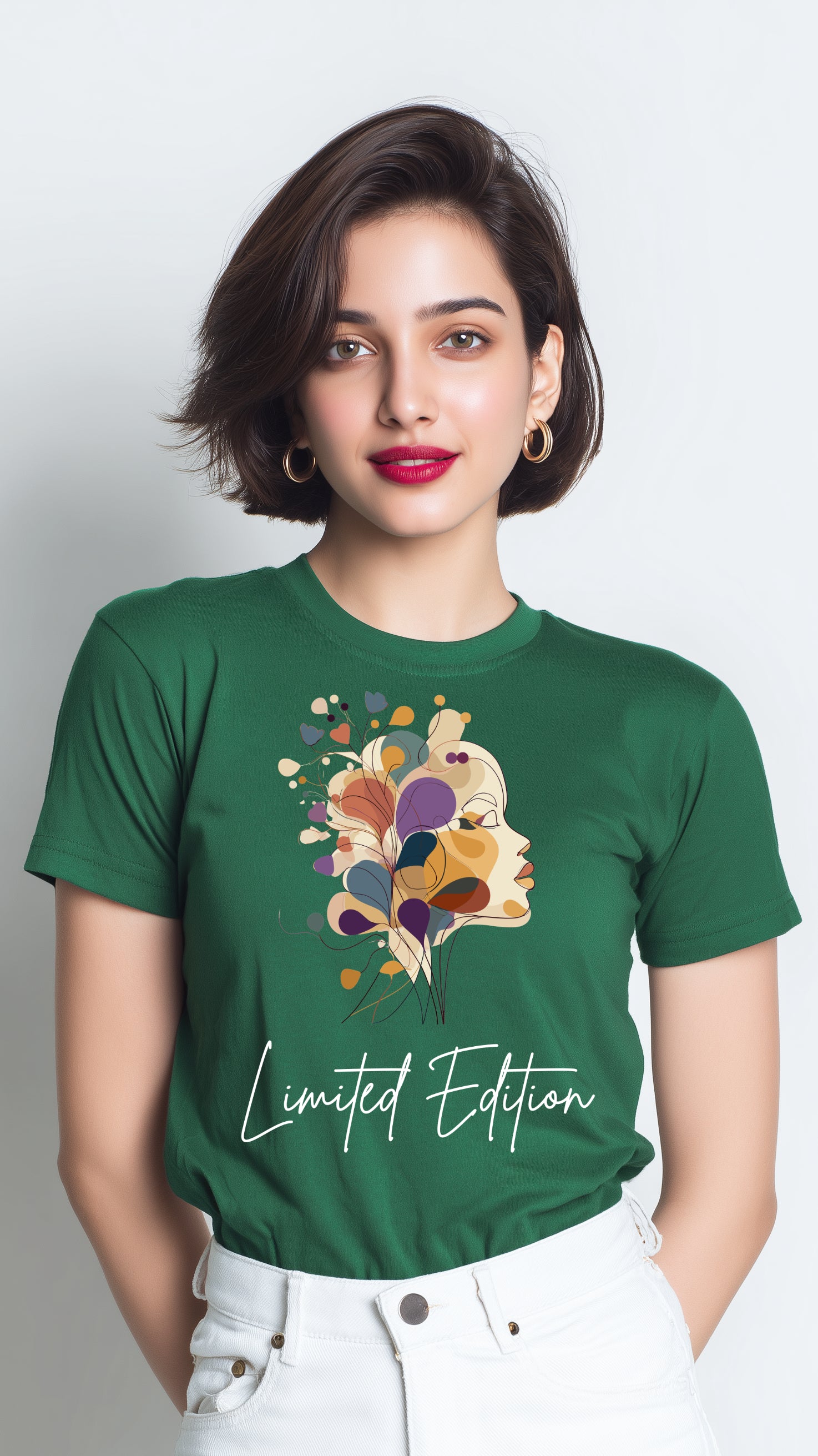 “Bloom Within” – Limited Edition Regular Fit Round Neck Cotton T-Shirt