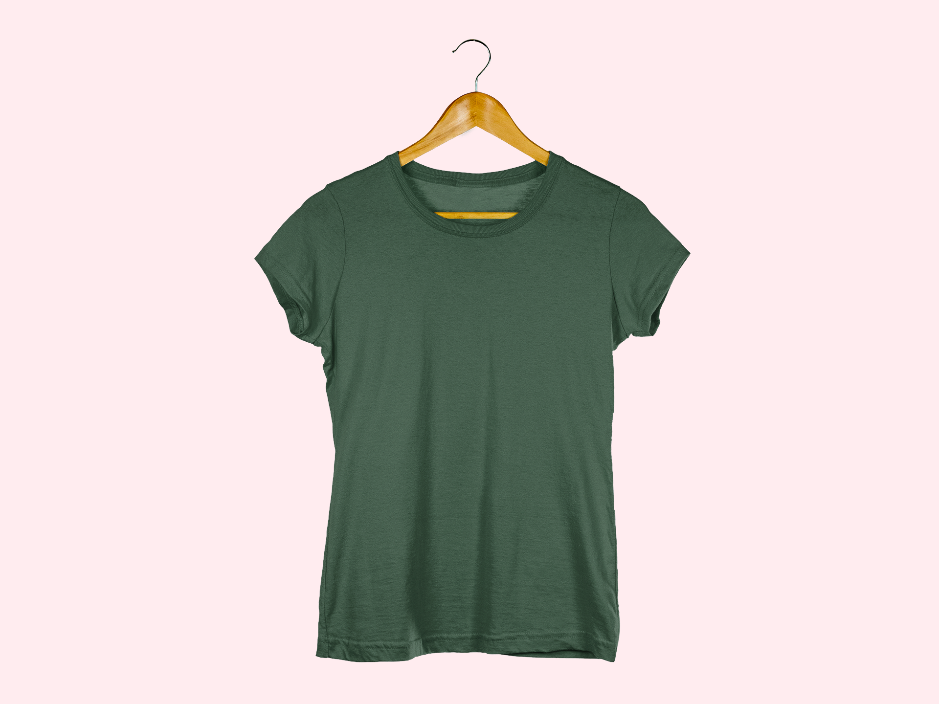 Classic Women's Round-Neck Plain Cotton T-Shirts