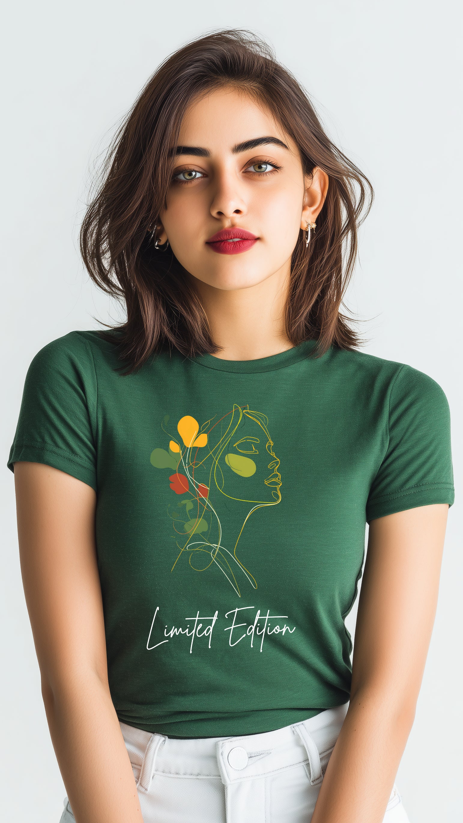 “Muse in Motion” – Limited Edition Regular Fit Round Neck Cotton T-Shirt