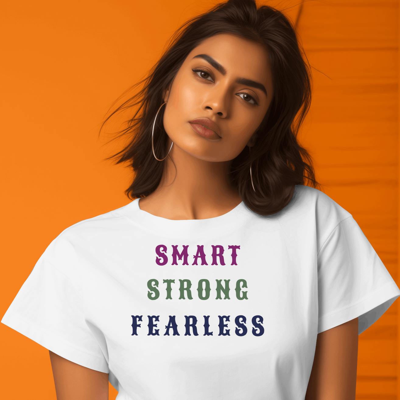 Shop this "Smart, Strong, Fearless" Women's T-Shirt|Storeily