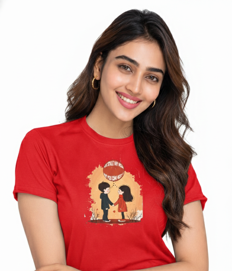 Radiate love with 'You Stole My Heart- Valentine' Women's T-Shirt - Storeily
