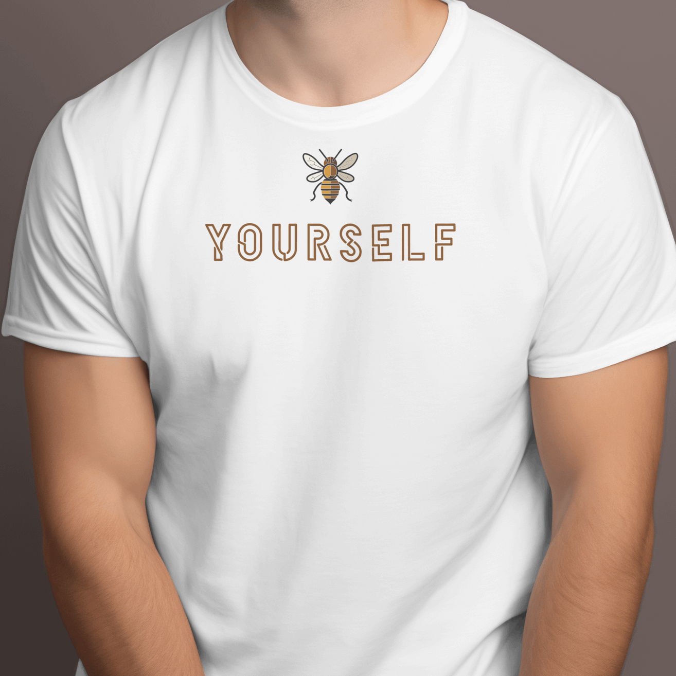 Flaunt your confidence with "Be Yourself" Men's T-Shirt
