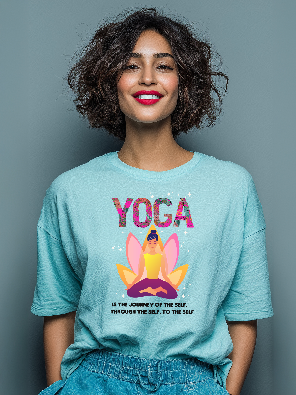 Yoga:  Women's Cotton Oversized T-Shirt