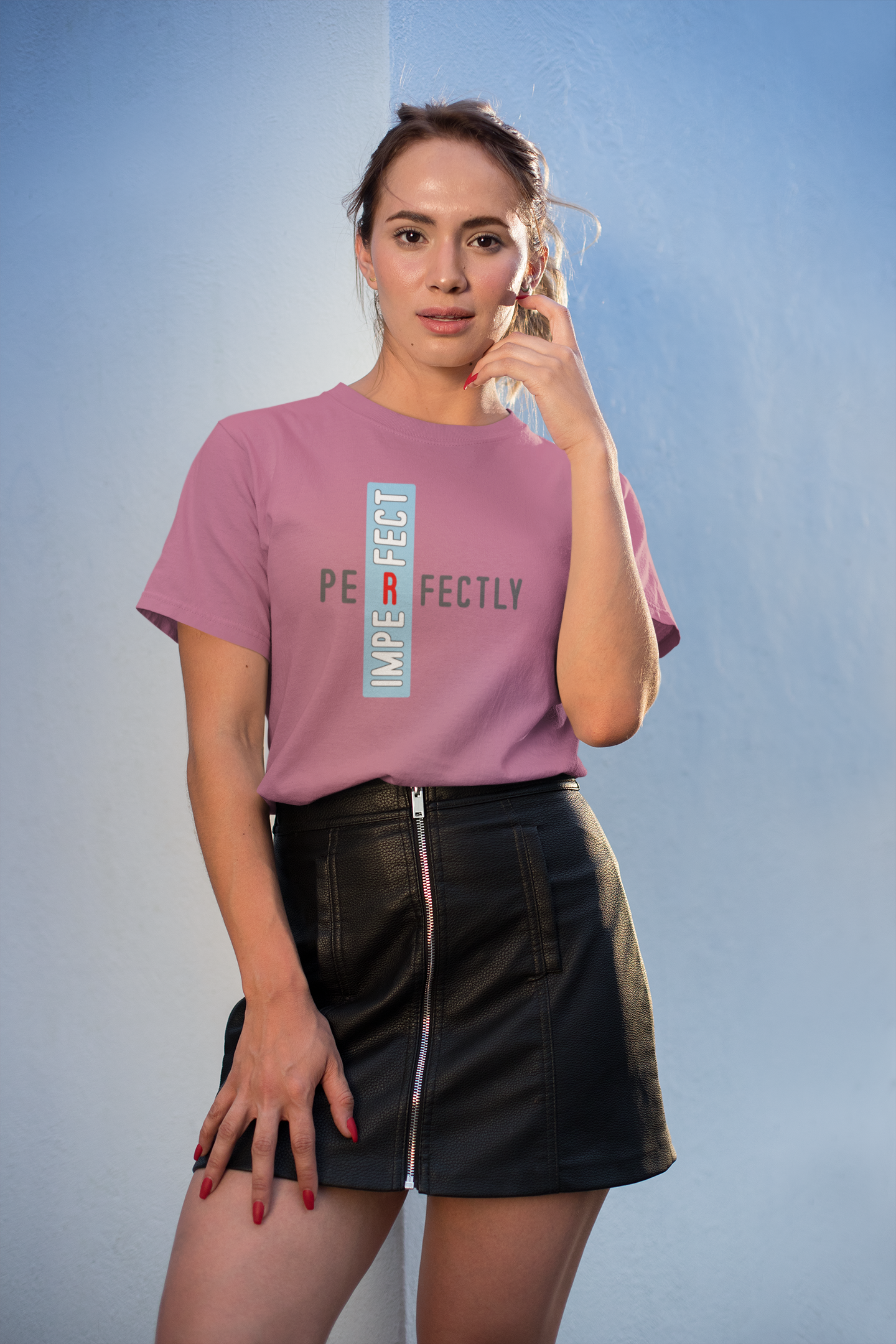 Perfectly Imperfect Women's Empowerment Cotton T-Shirt