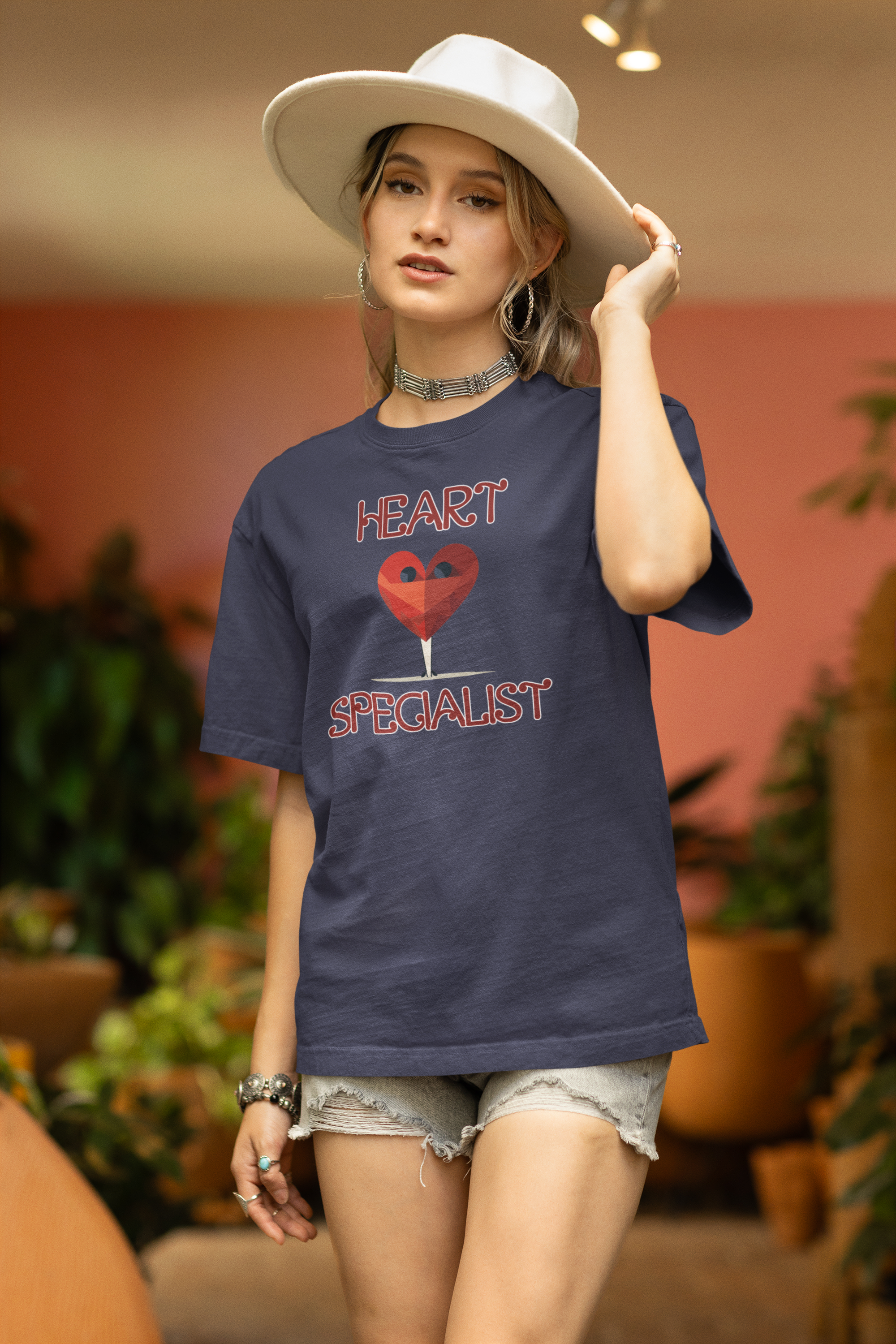 Heart Specialist: Women's Cotton Oversized T-Shirt