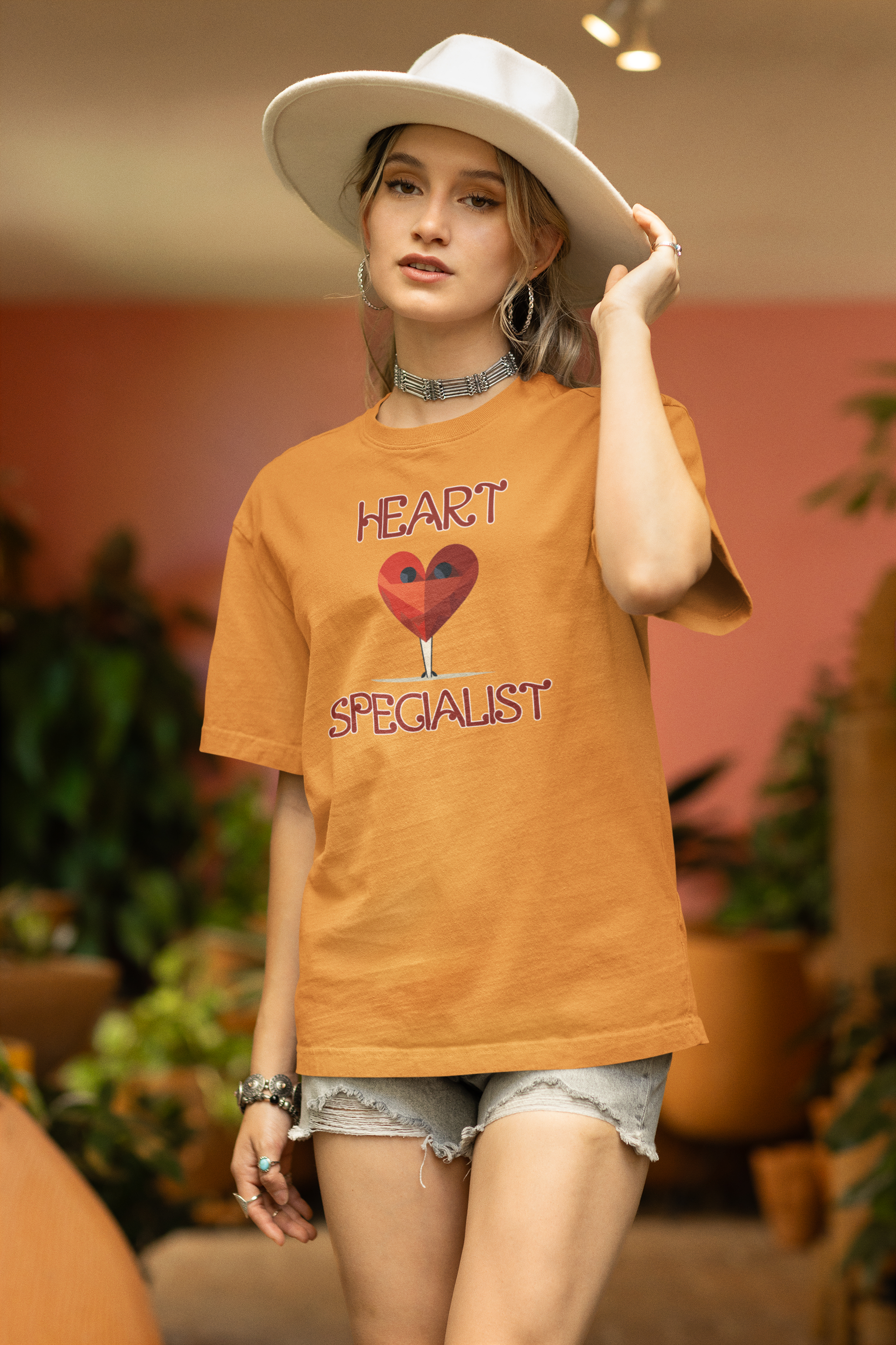 Heart Specialist: Women's Cotton Oversized T-Shirt| Storeily